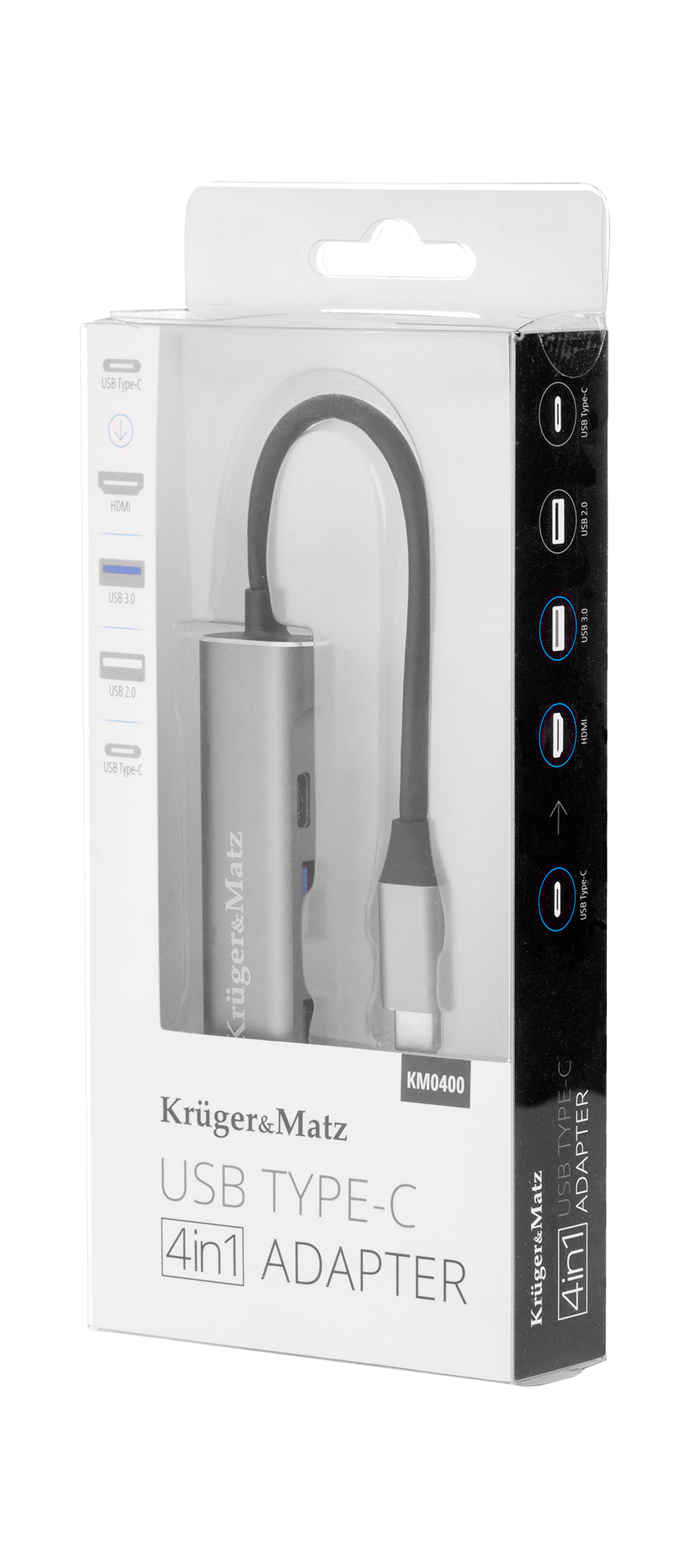 Adapter HUB USB typu C na HDMI/USB3.0/USB2.0/C port rozdzielacz