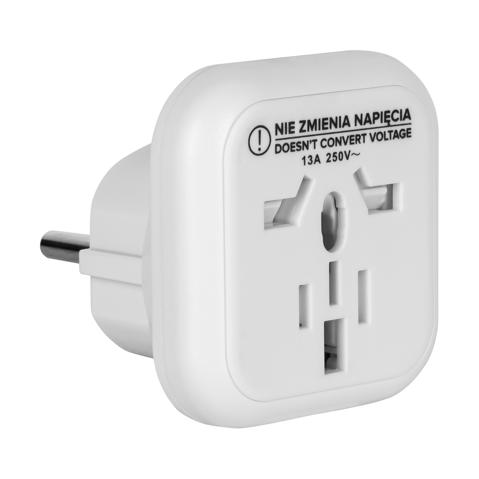 Adapter podróżny wtyk PL - gn.UK/USA/CN/Australia