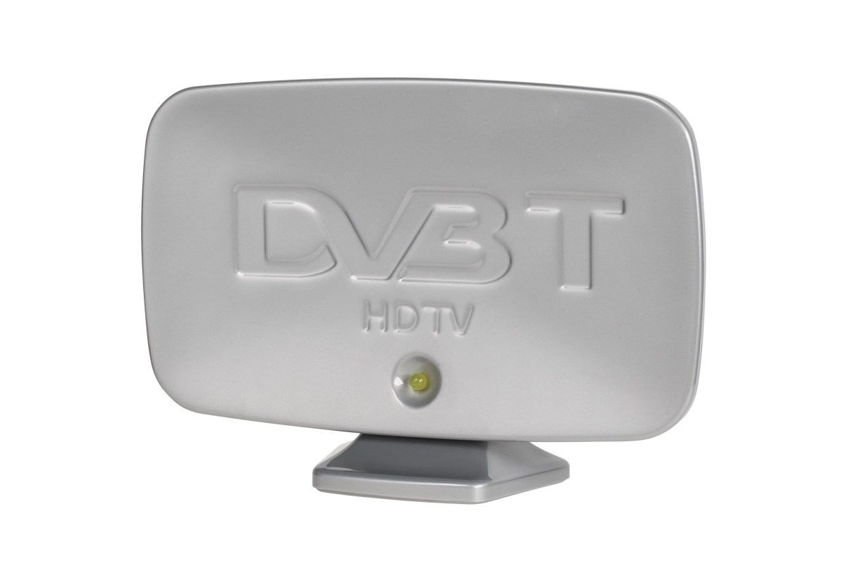 Širokopásmová DVB-T anténa Ryniak (strieborná)