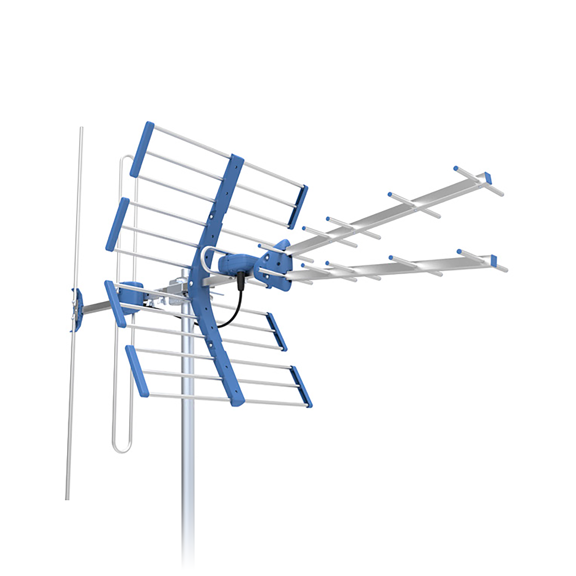 TV anténa DVB-T/T2 VHF/UHF TT W21 Gold COMBO 5G Protected Telkom Telmor
