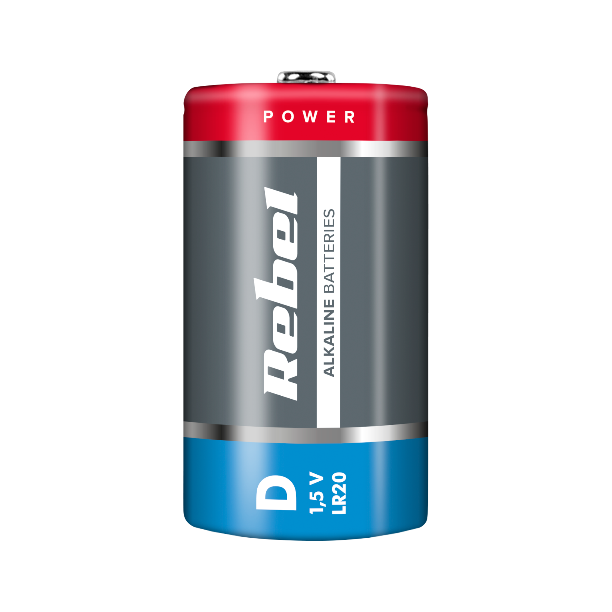 Alkalická batéria D LR20 1,5 V Rebel L-BAT0064