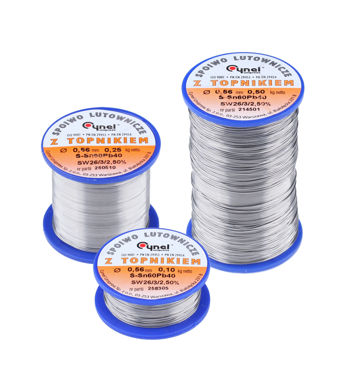 Cyna 0.25mm/250g Sn60Pb40 CYNEL