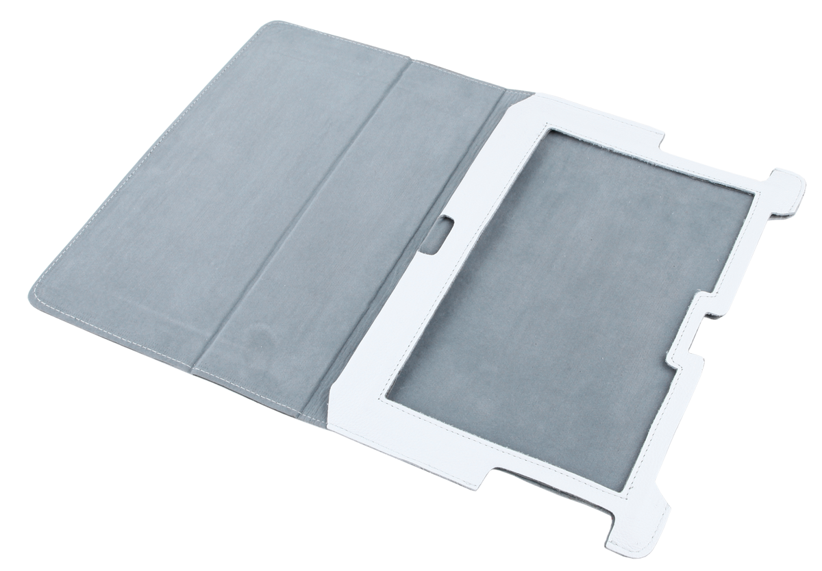 Etui białe dedykowane do Samsung Galaxy Tab P5100 (skóra naturalna)