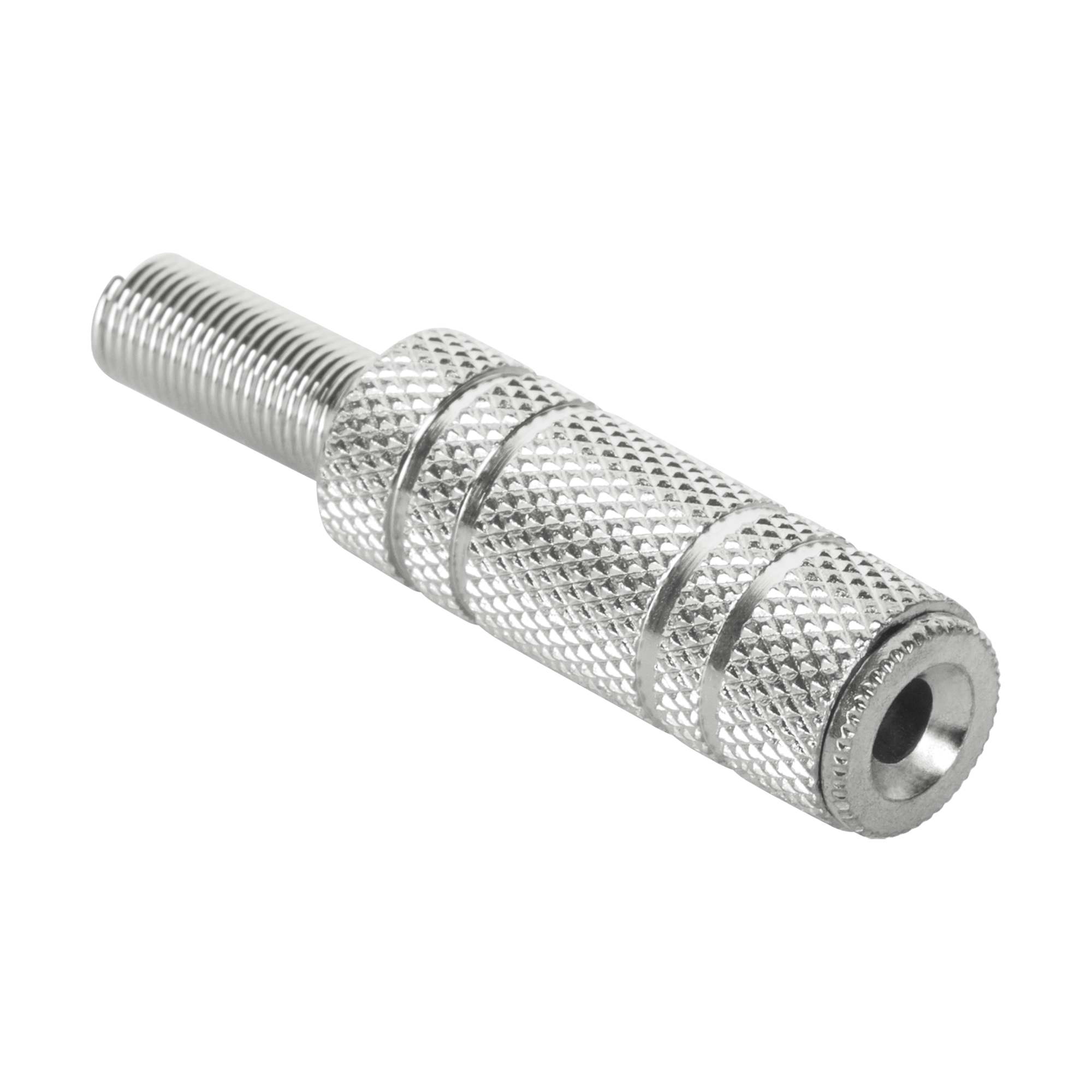 Gniazdo Jack 3,5 mm mono metal-kabel Cabletech