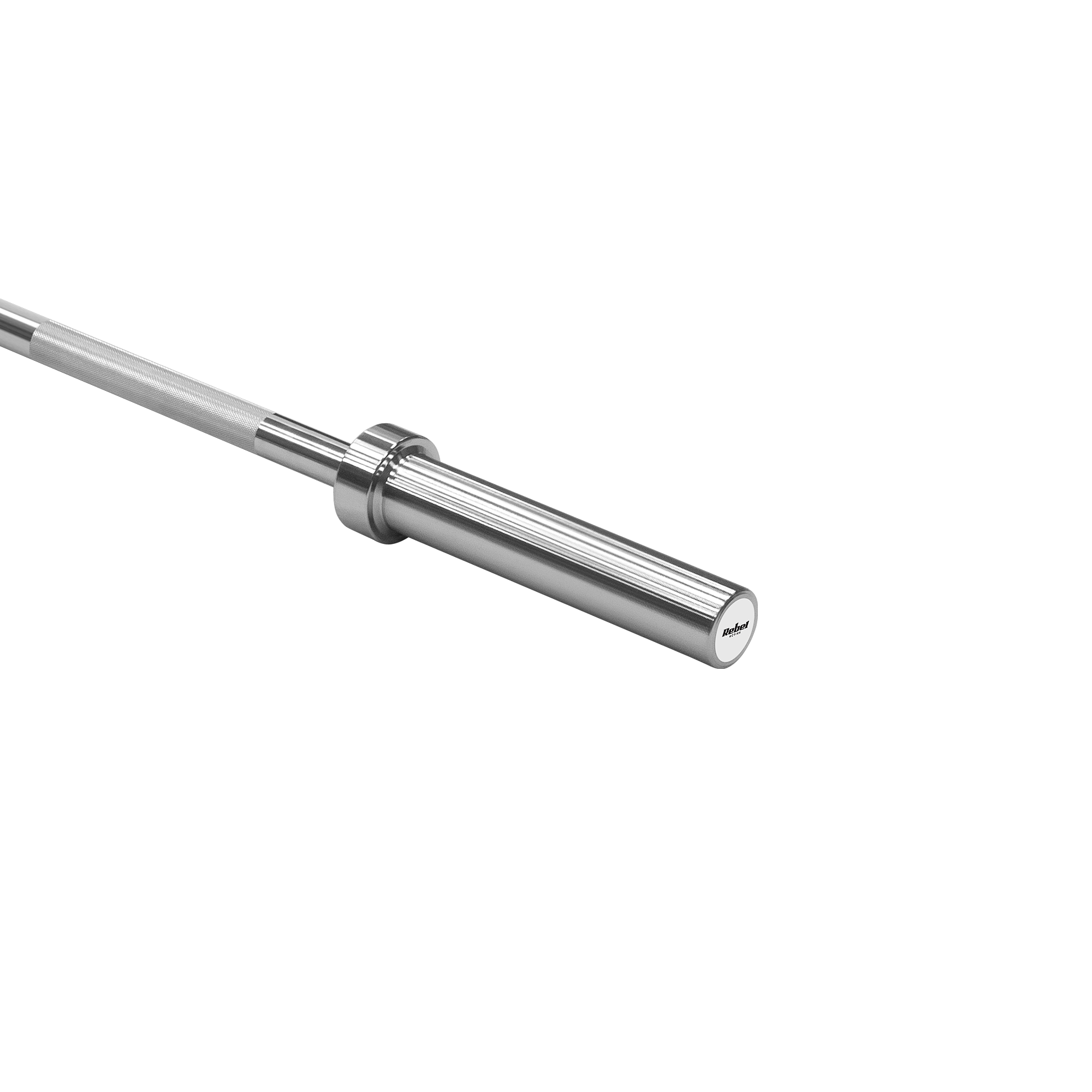 Olimpinis pirštas tiesus 50 mm, Olimpinis barbelas 150cm 9kg REBEL ACTIVE