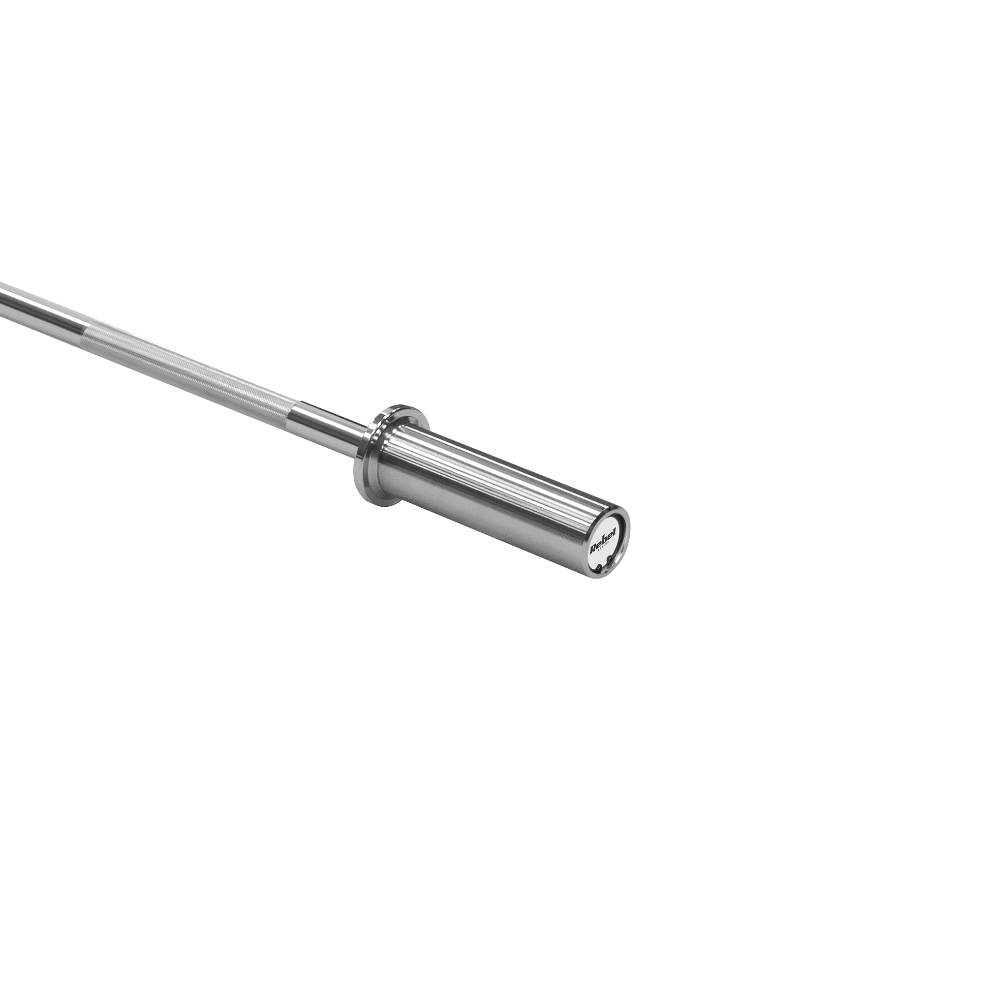 Gryf olimpijski prosty 50 mm z łożyskami, sztanga olimpijska z łożyskami 120cm 9kg REBEL ACTIVE