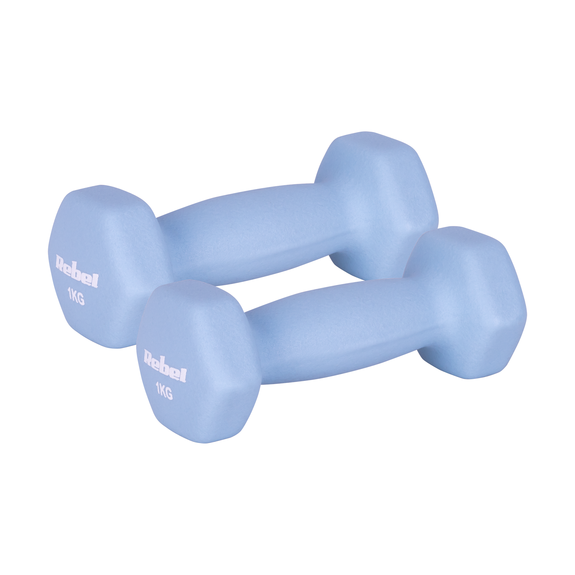 Neropreno ketaus rutuliukai HEX 2x1kg, REBEL ACTIVE