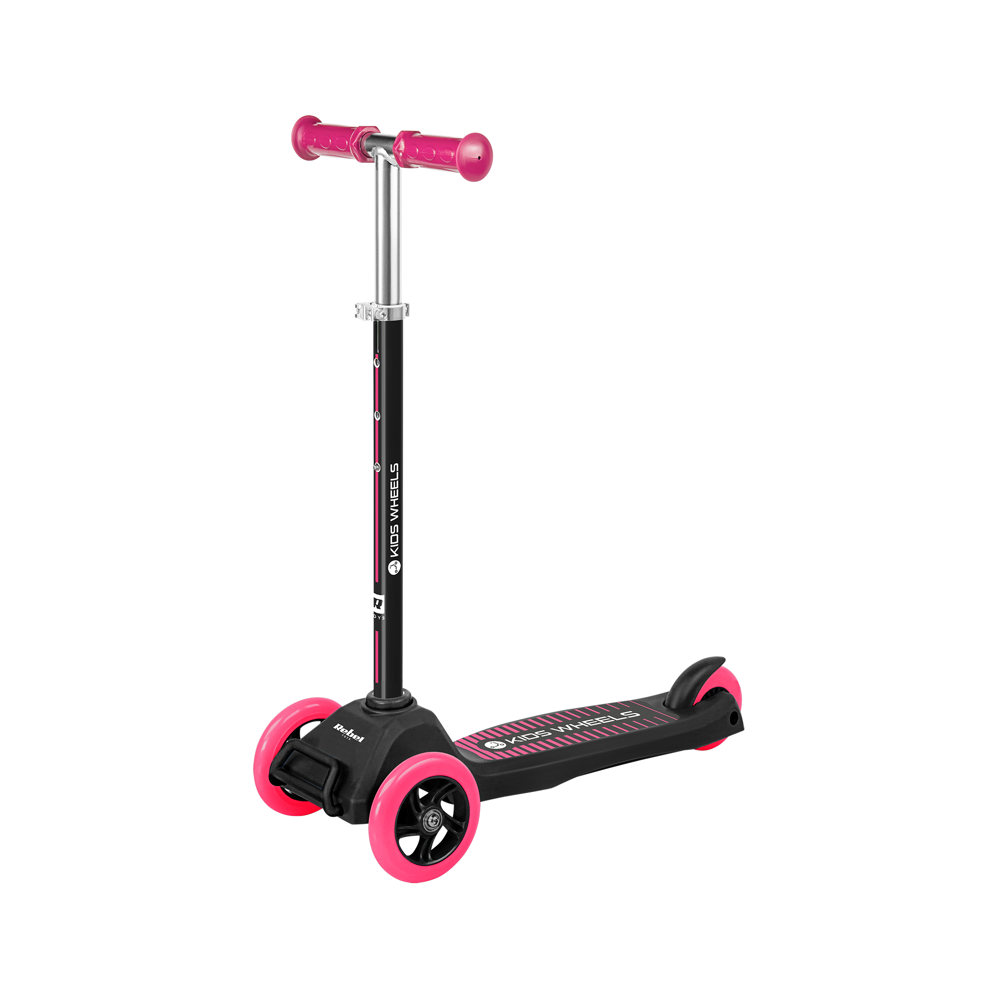 Hulajnoga trójkołowa REBEL KIDS WHEELS PINK