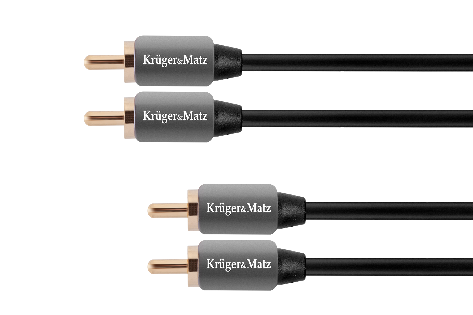 Kabel 2RCA-2RCA 0.5m Kruger&Matz