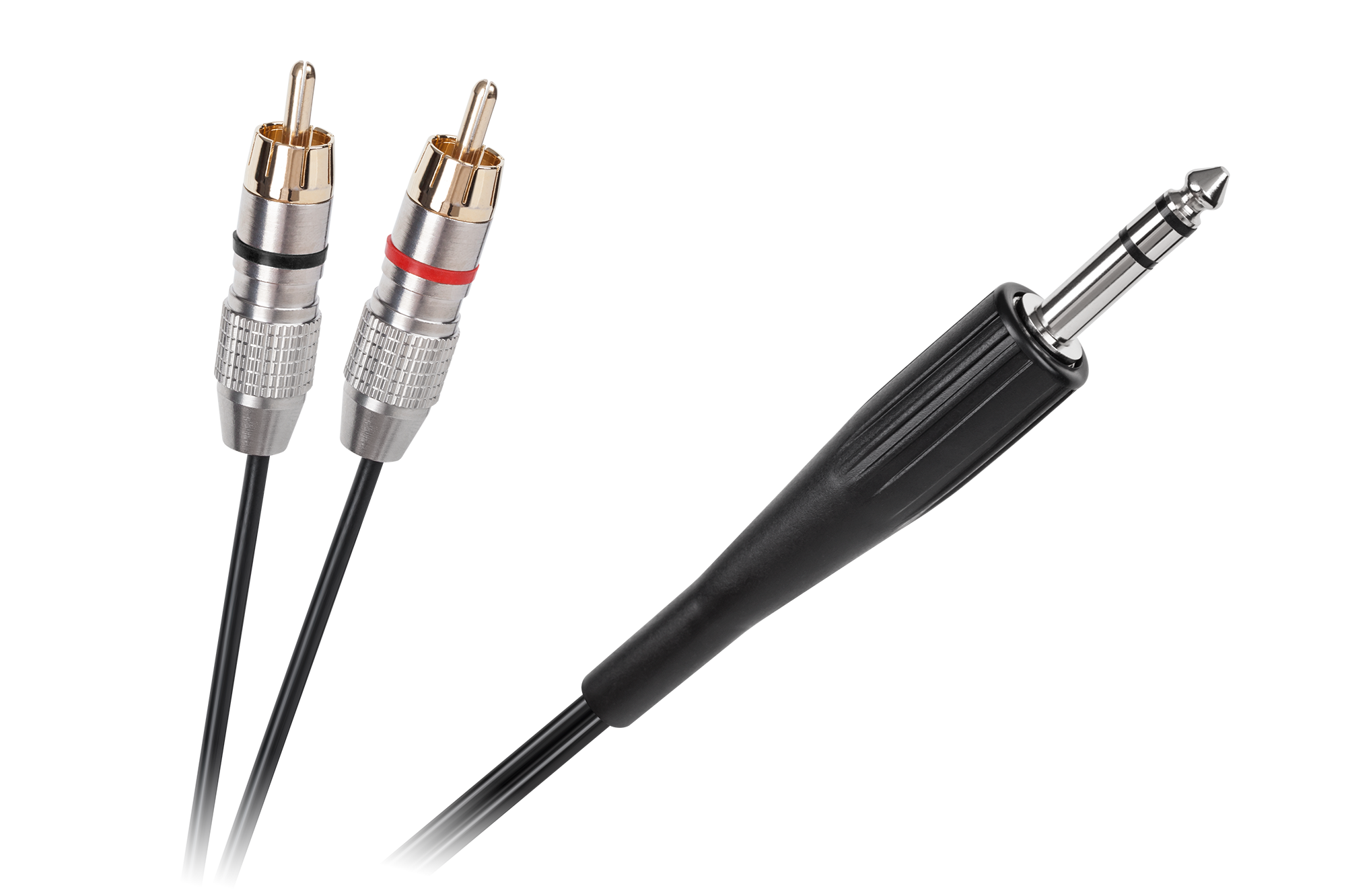 Kabel JACK 6.3 stereo - 2RCA 3m