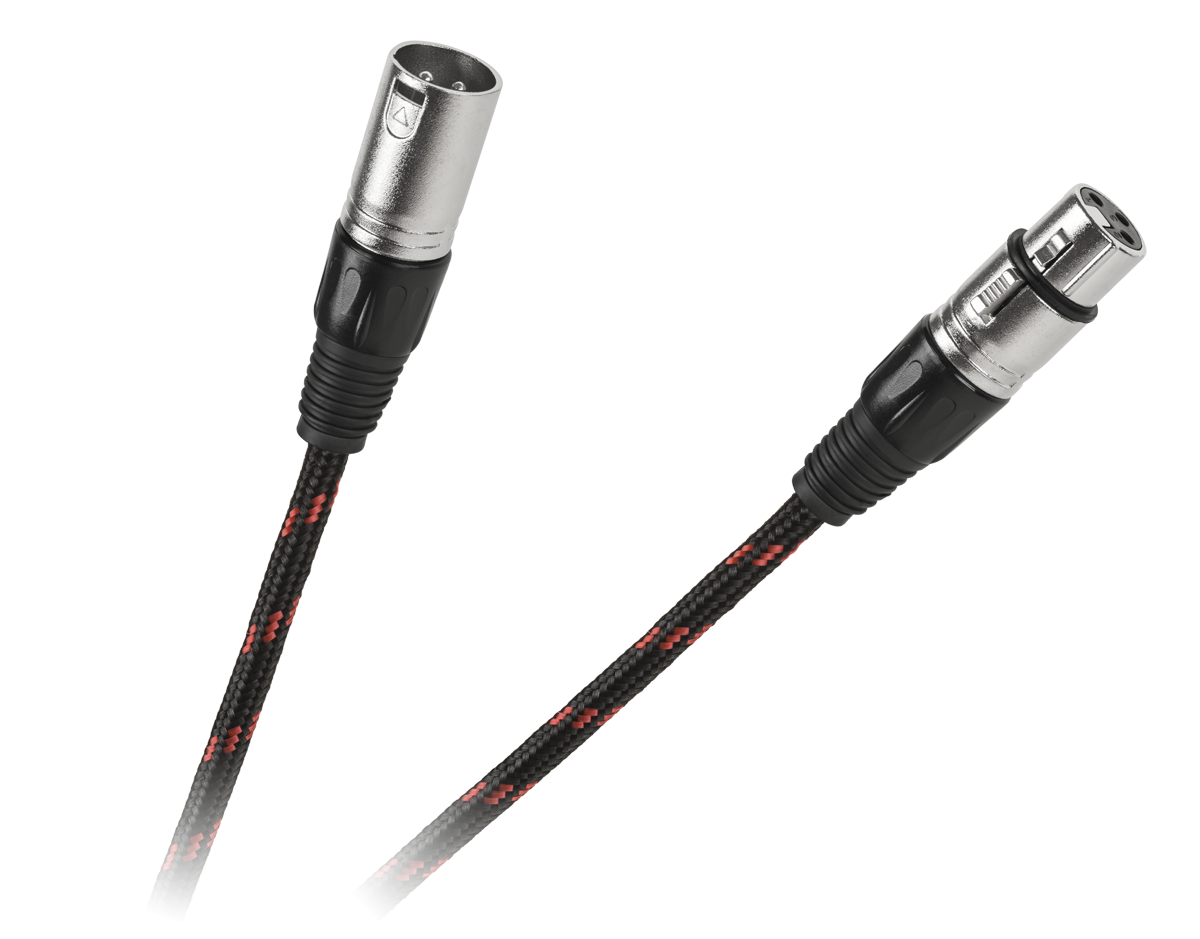 Kabel mikrofonowy gniazdo CANON-wtyk CANON 3m