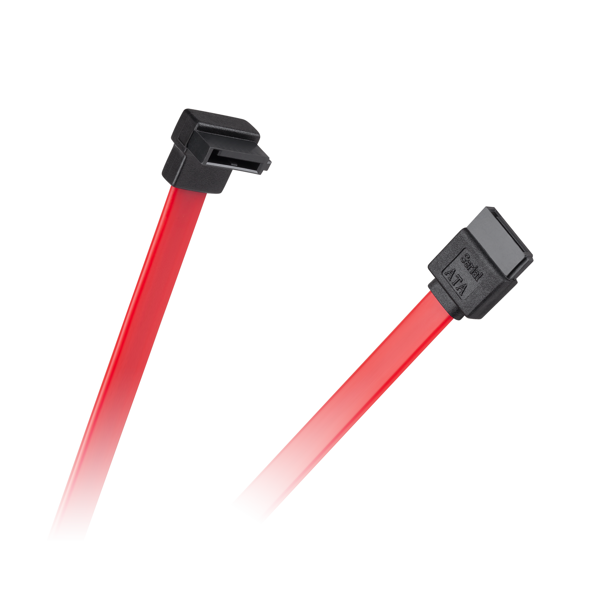 Kabel SATA kątowo-prosty 35cm