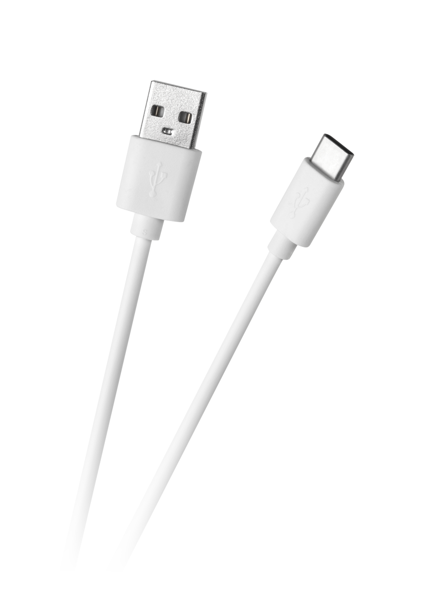 Kabel USB - USB typu C 1m Biały