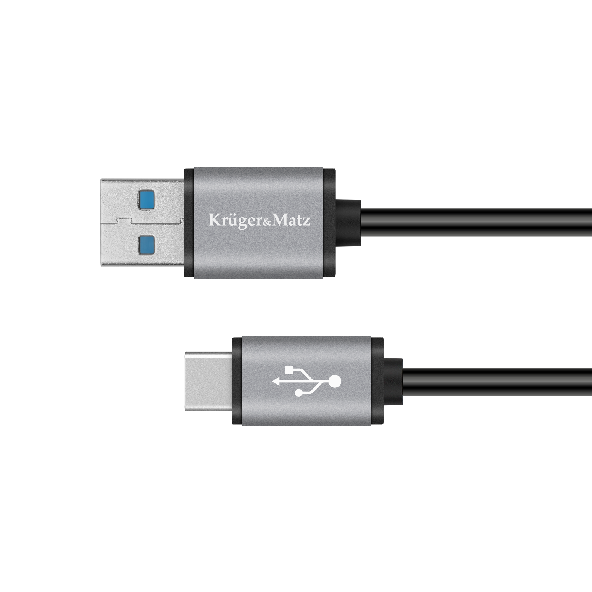 Kabel USB wtyk 3.0V - wtyk typu C 5 Gbps 1m Kruger&Matz Basic