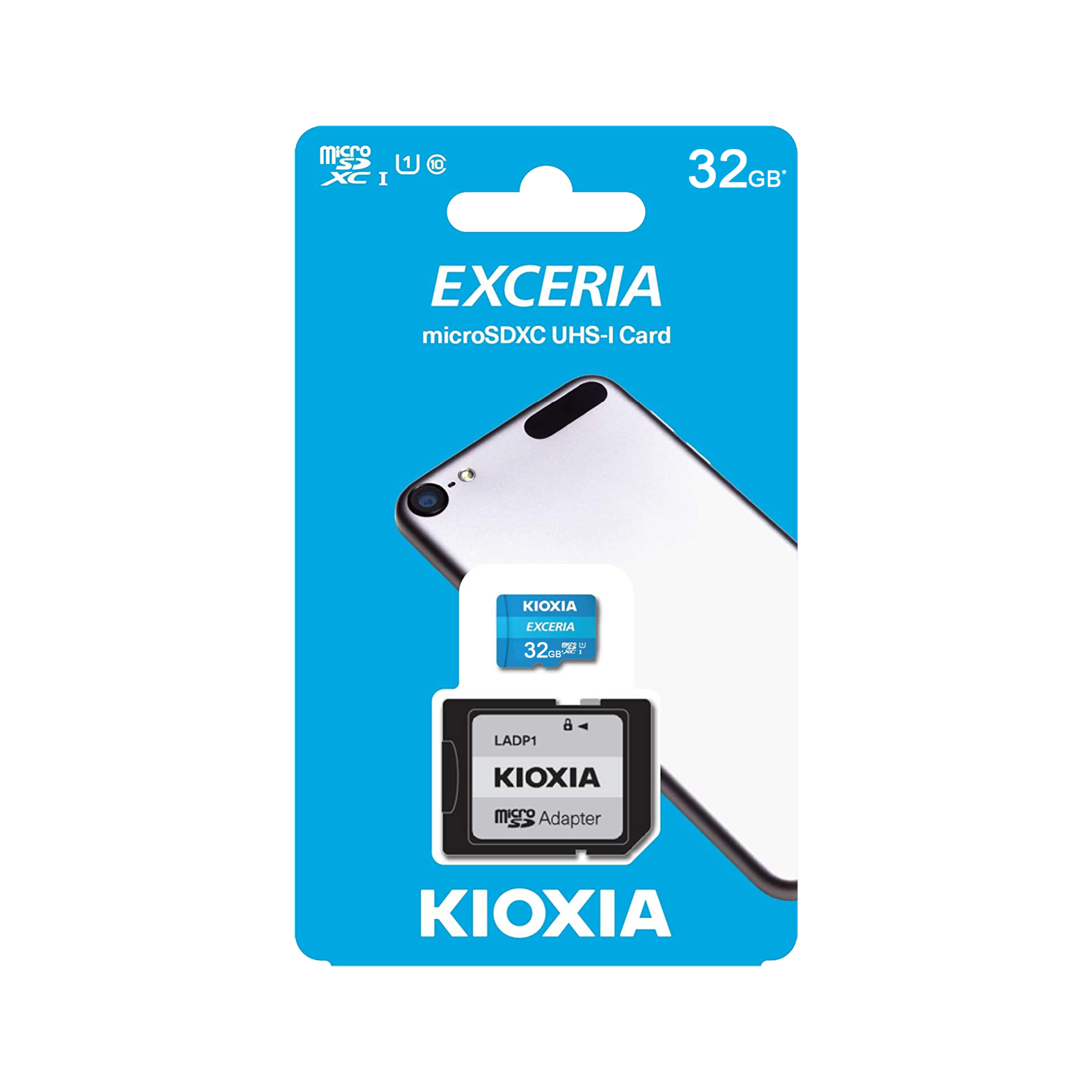 Karta pamięci microSD 32 GB UHS-I U1 Kioxia z adapterem