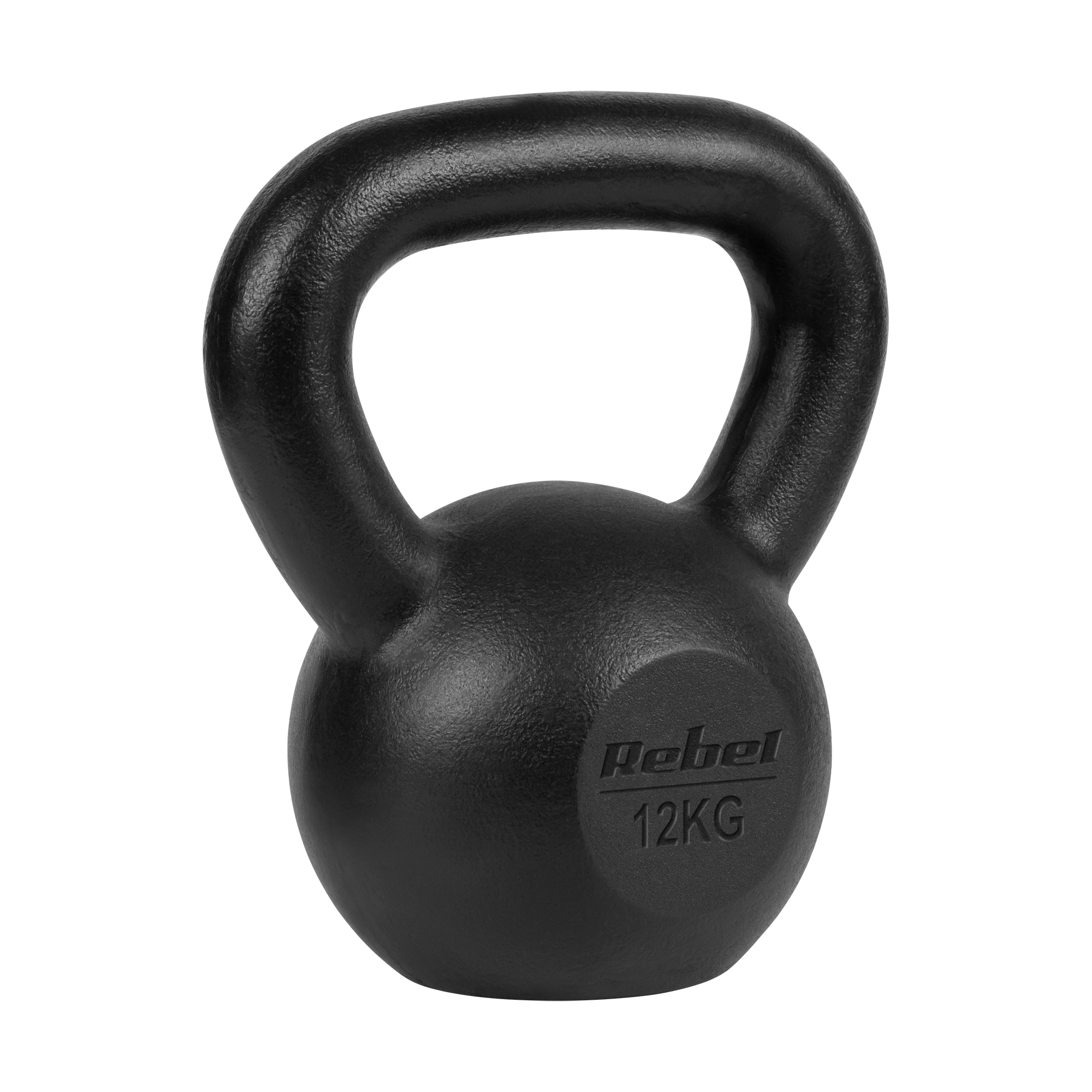 Kettlebell żeliwny 12kg, REBEL ACTIVE