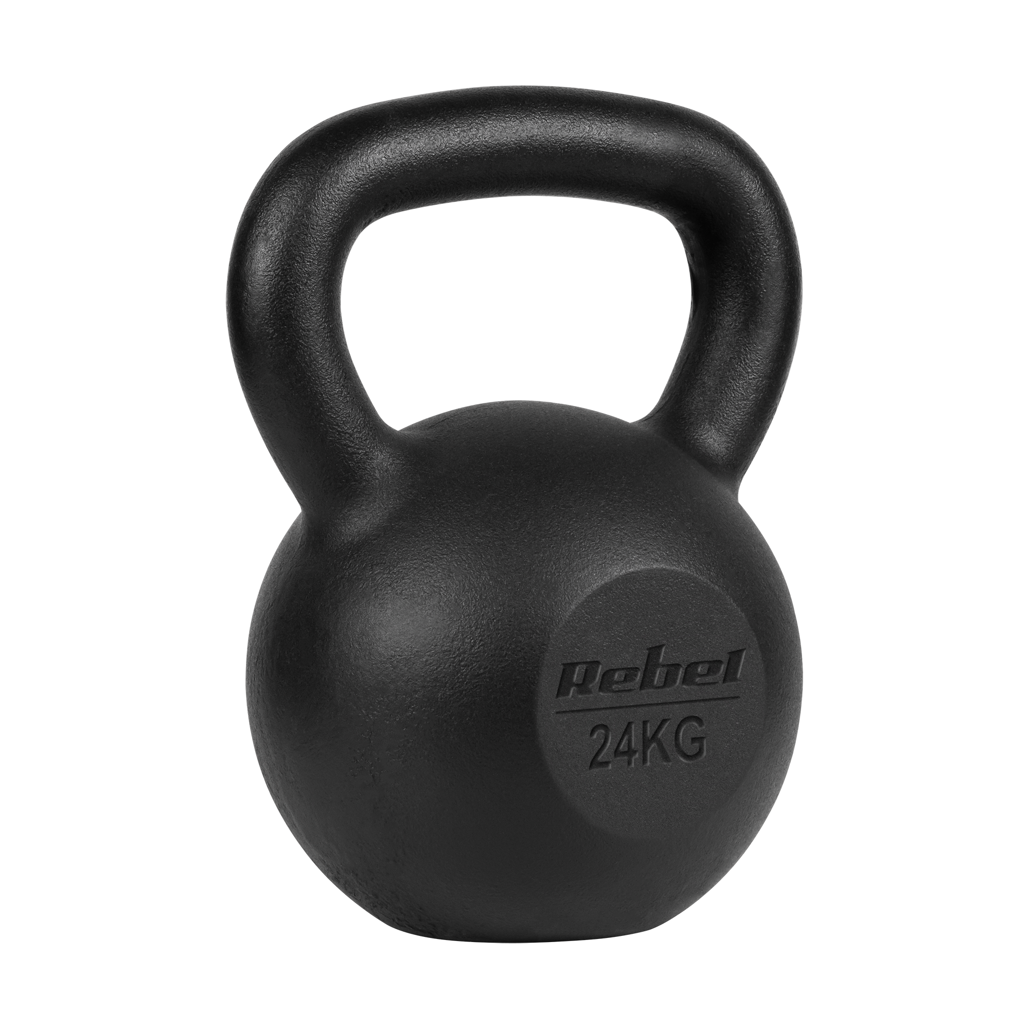 Kettlebell żeliwny 24kg, REBEL ACTIVE
