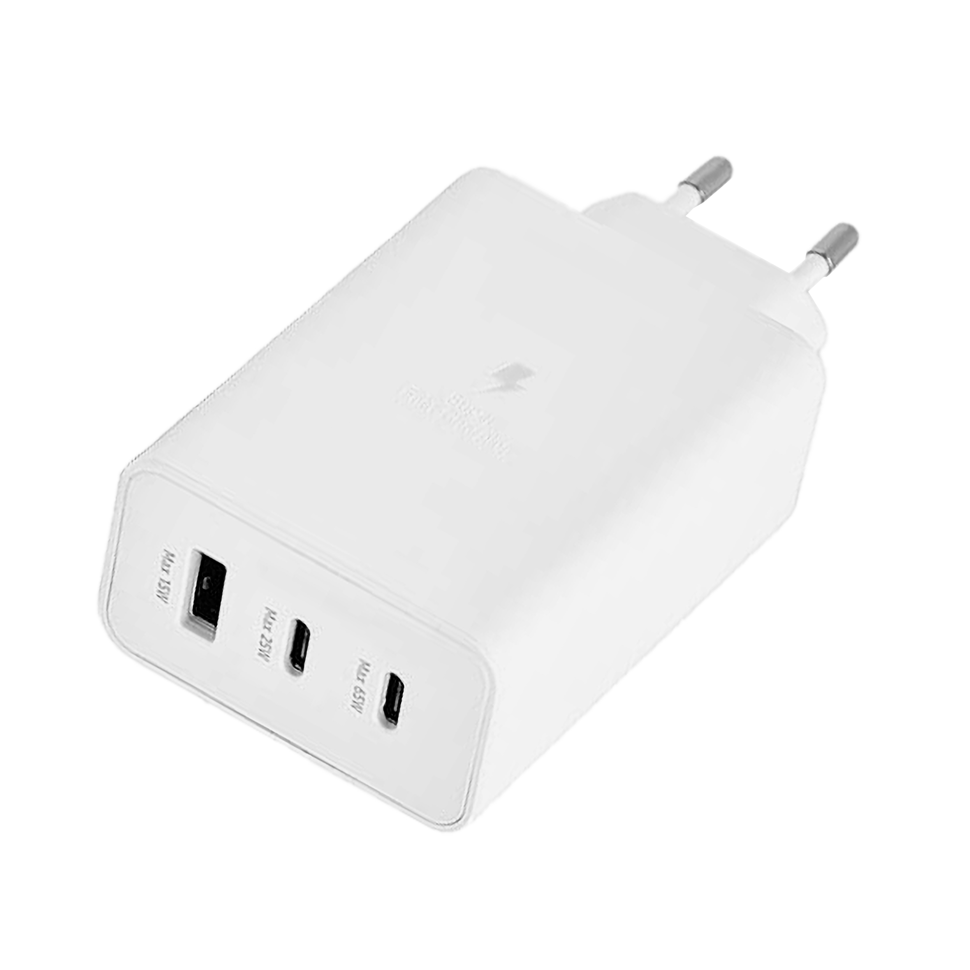 Ładowarka sieciowa z funkcją Power Delivery i Quick Charge 65W biała