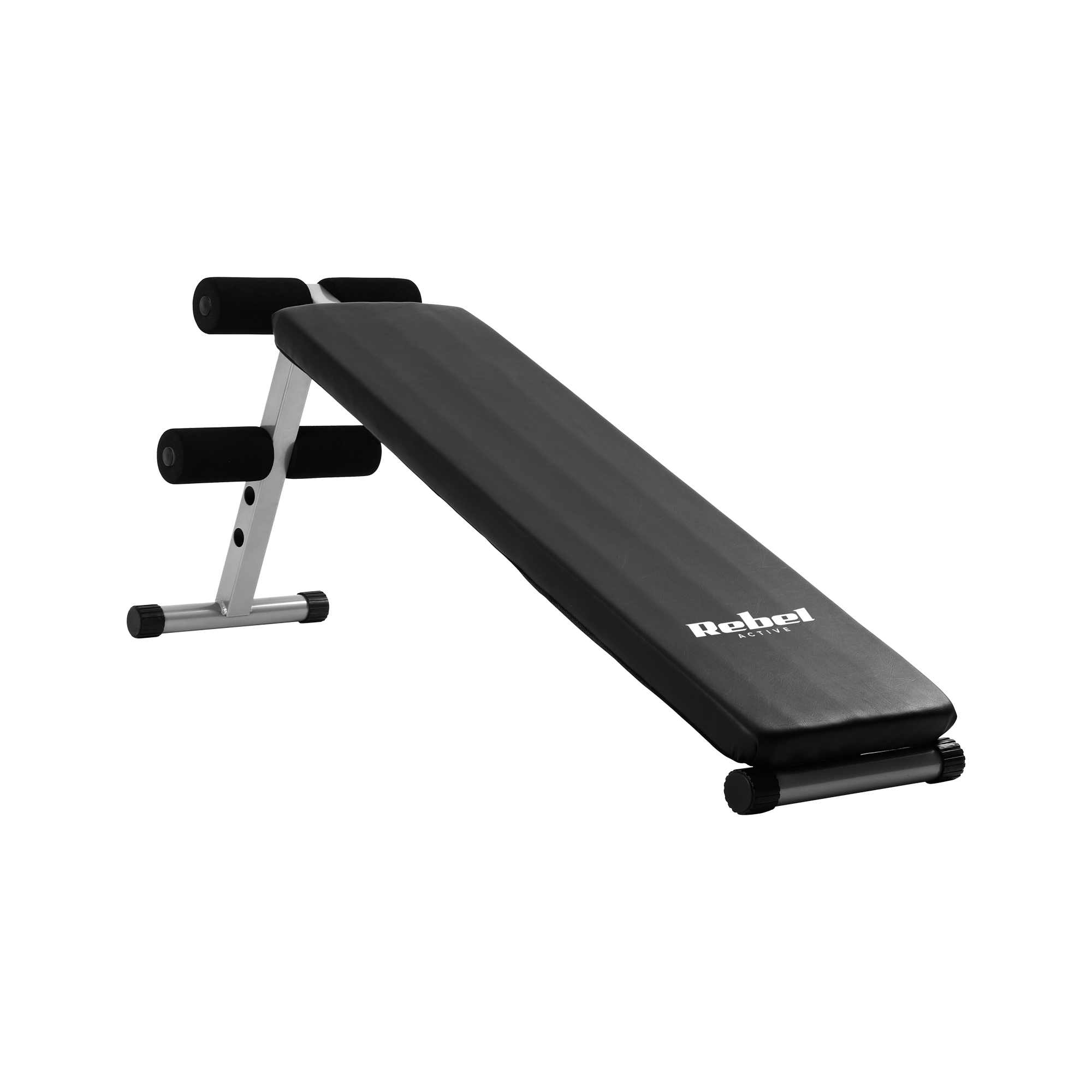 Ławka treningowa skośna do ćwiczenia mięśni brzucha REBEL ACTIVE