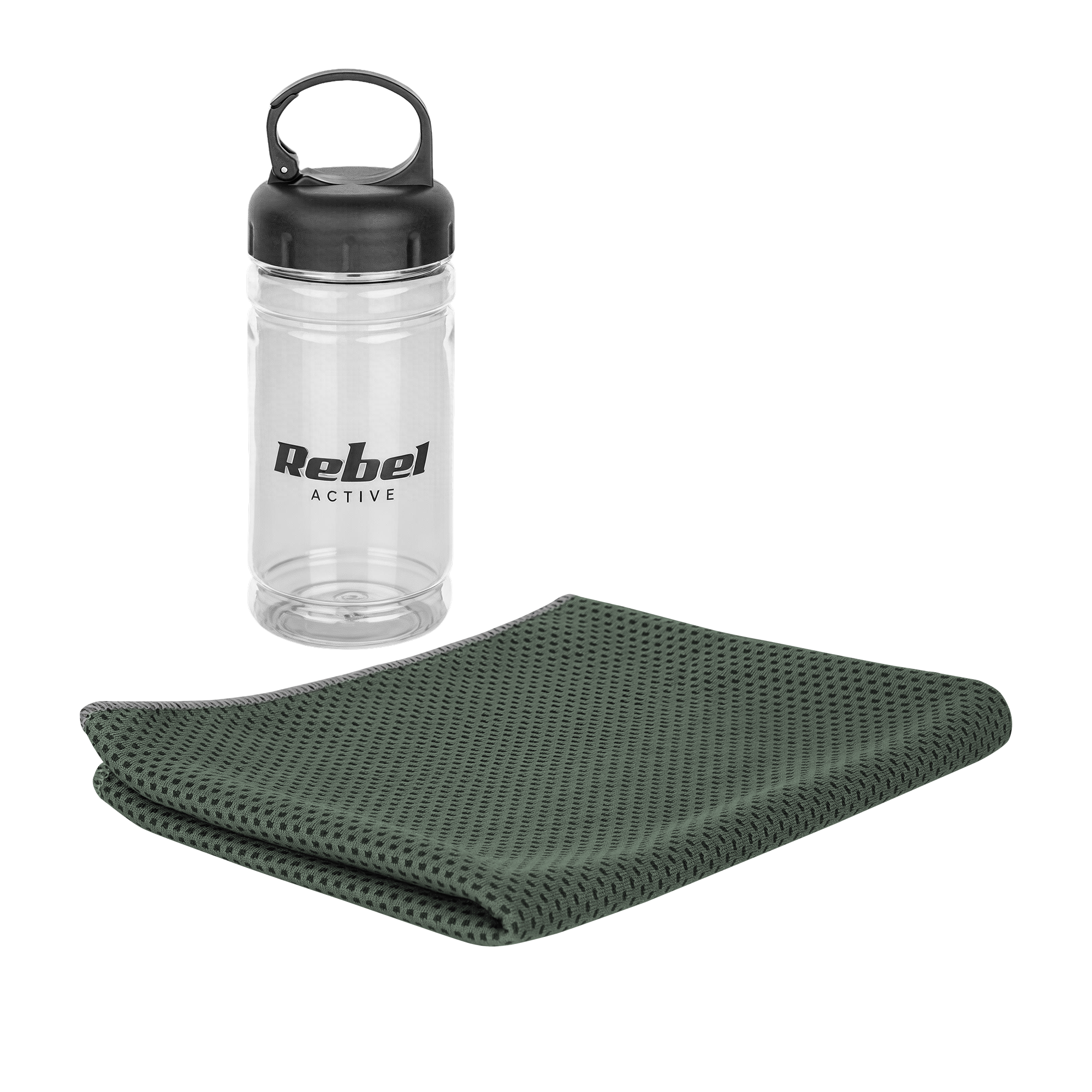 Mały ręcznik sportowy chłodzący 30x80 cm REBEL ACTIVE