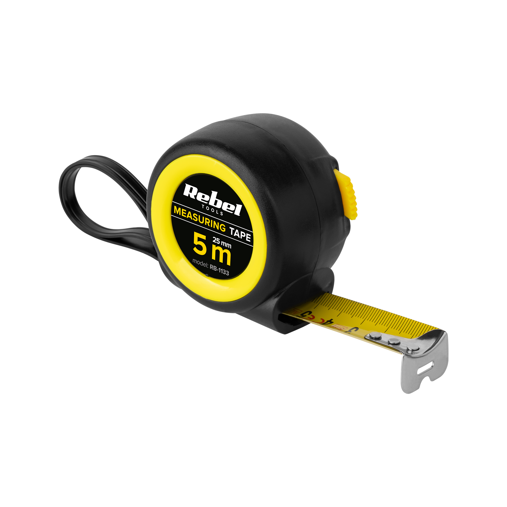 Miara zwijana stalowa 5m 25mm