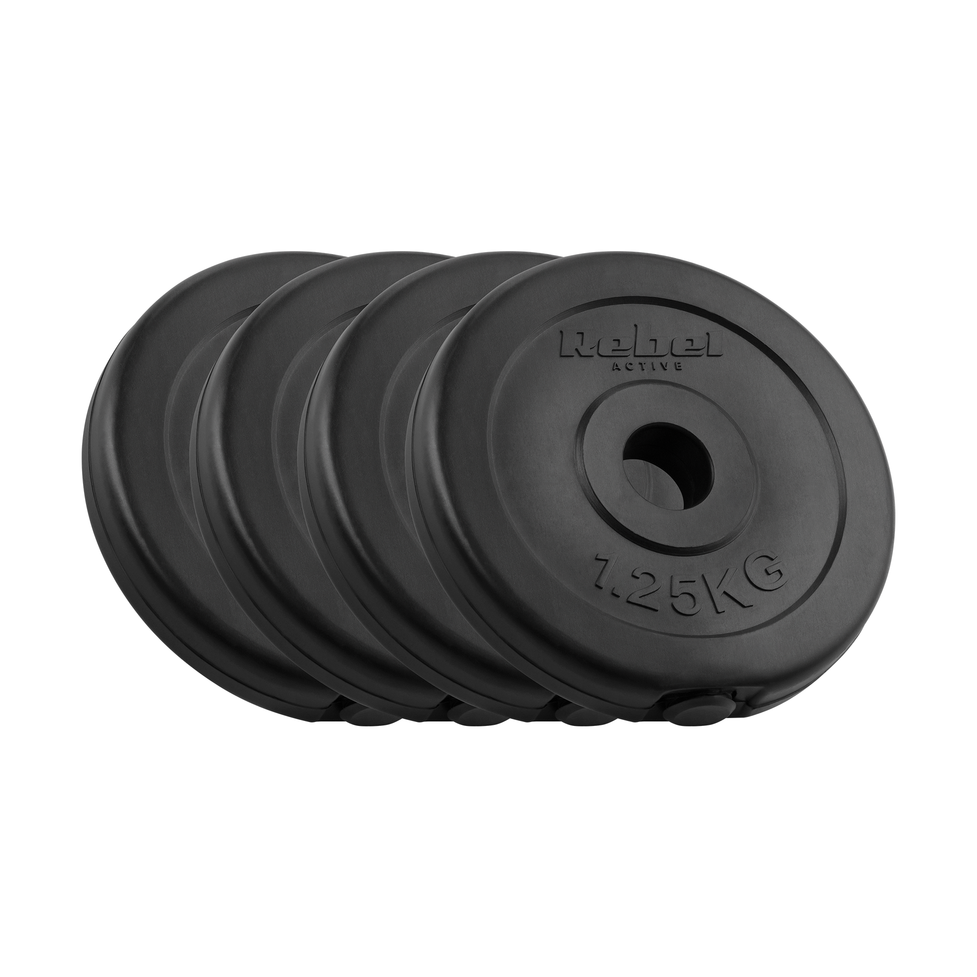 Obciążenie bitumiczne zestaw 4x1.25kg, otwór 31mm, talerz klasyczny, REBEL ACTIVE