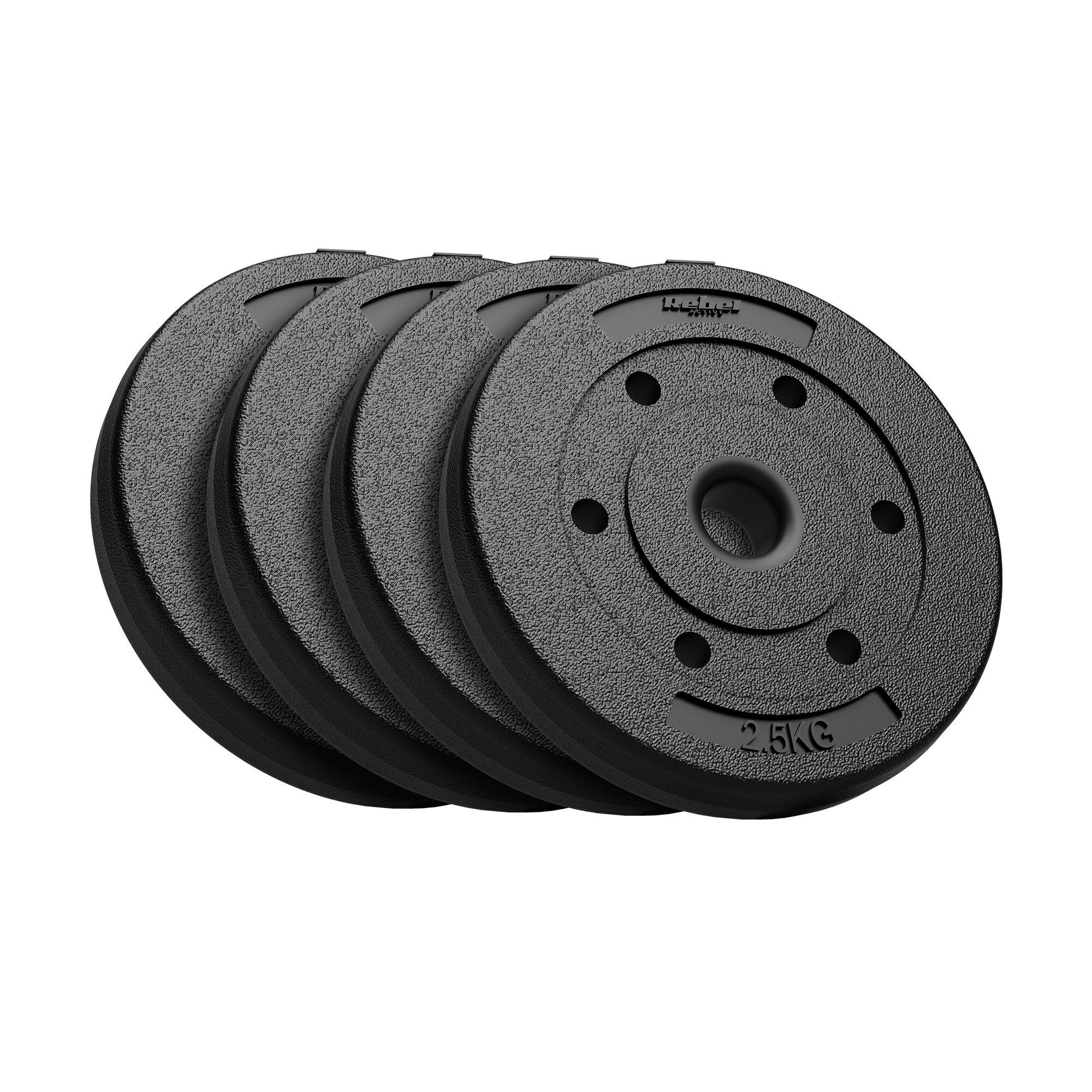 Bituminės apkrovos rinkinys 4x2.5kg, 31mm skylė, REBEL ACTIVE