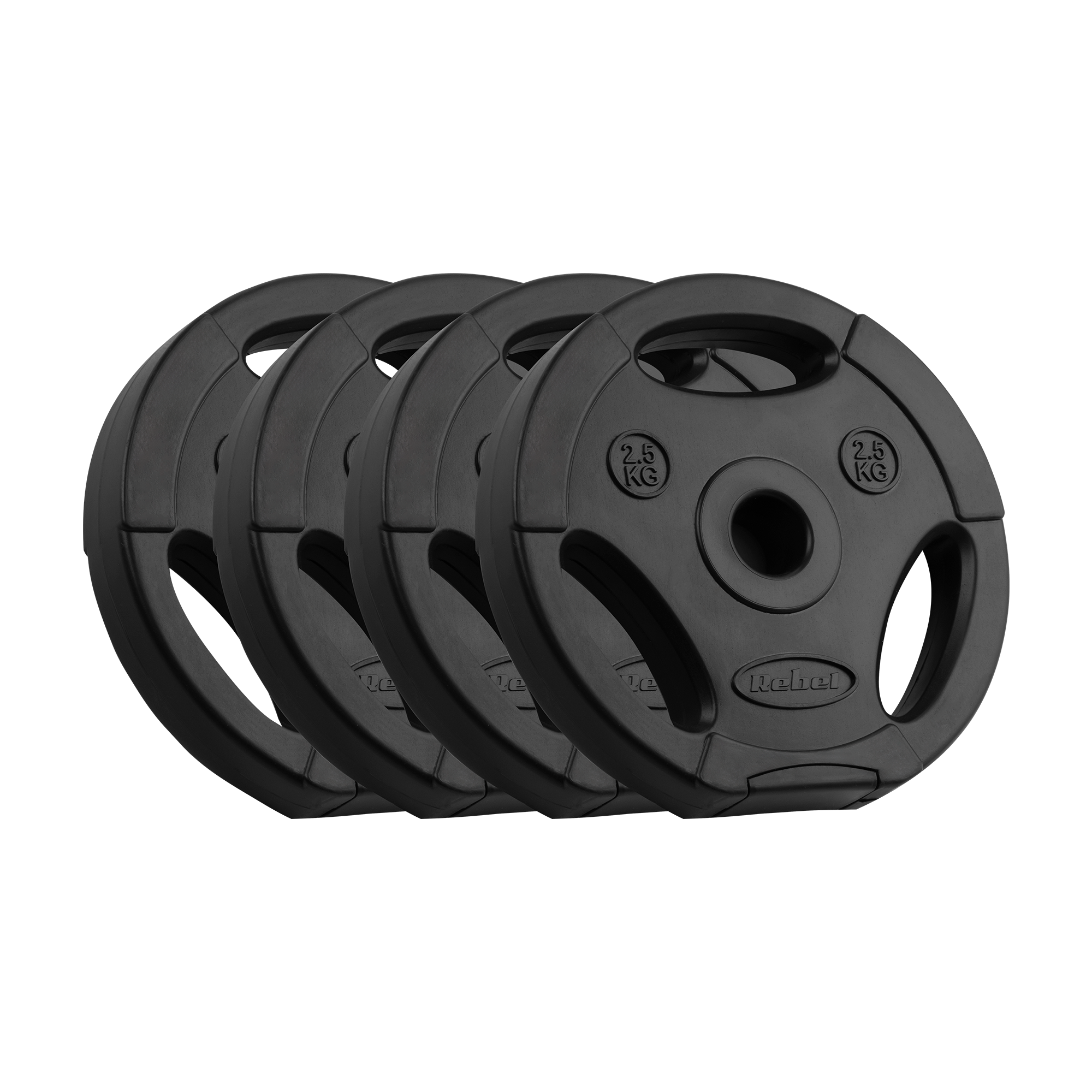 Obciążenie bitumiczne zestaw 4x2.5kg, otwór 31mm, talerz z uchwytami, REBEL ACTIVE