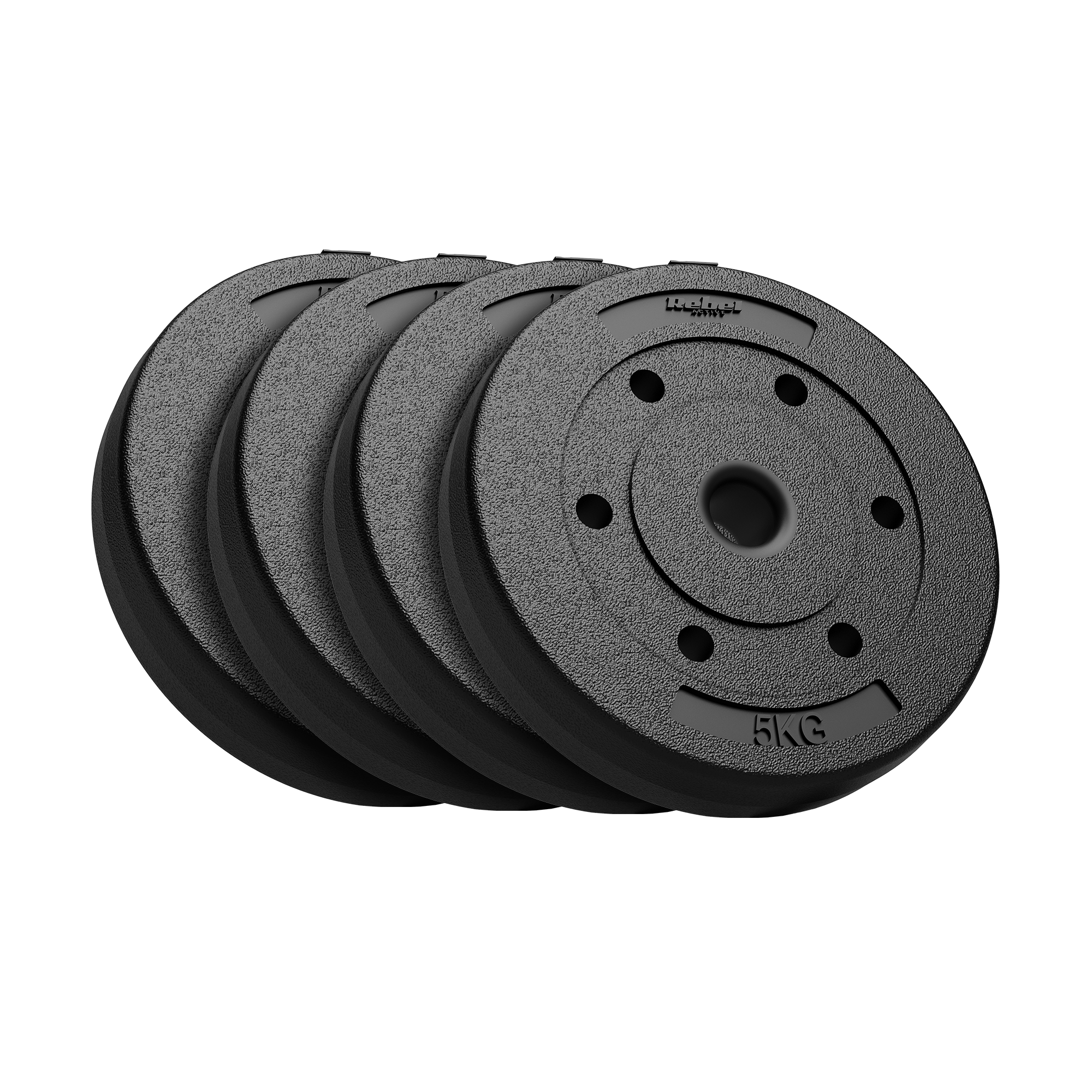 Bituminės apkrovos rinkinys 4x5kg, skylė 31mm, REBEL ACTIVE