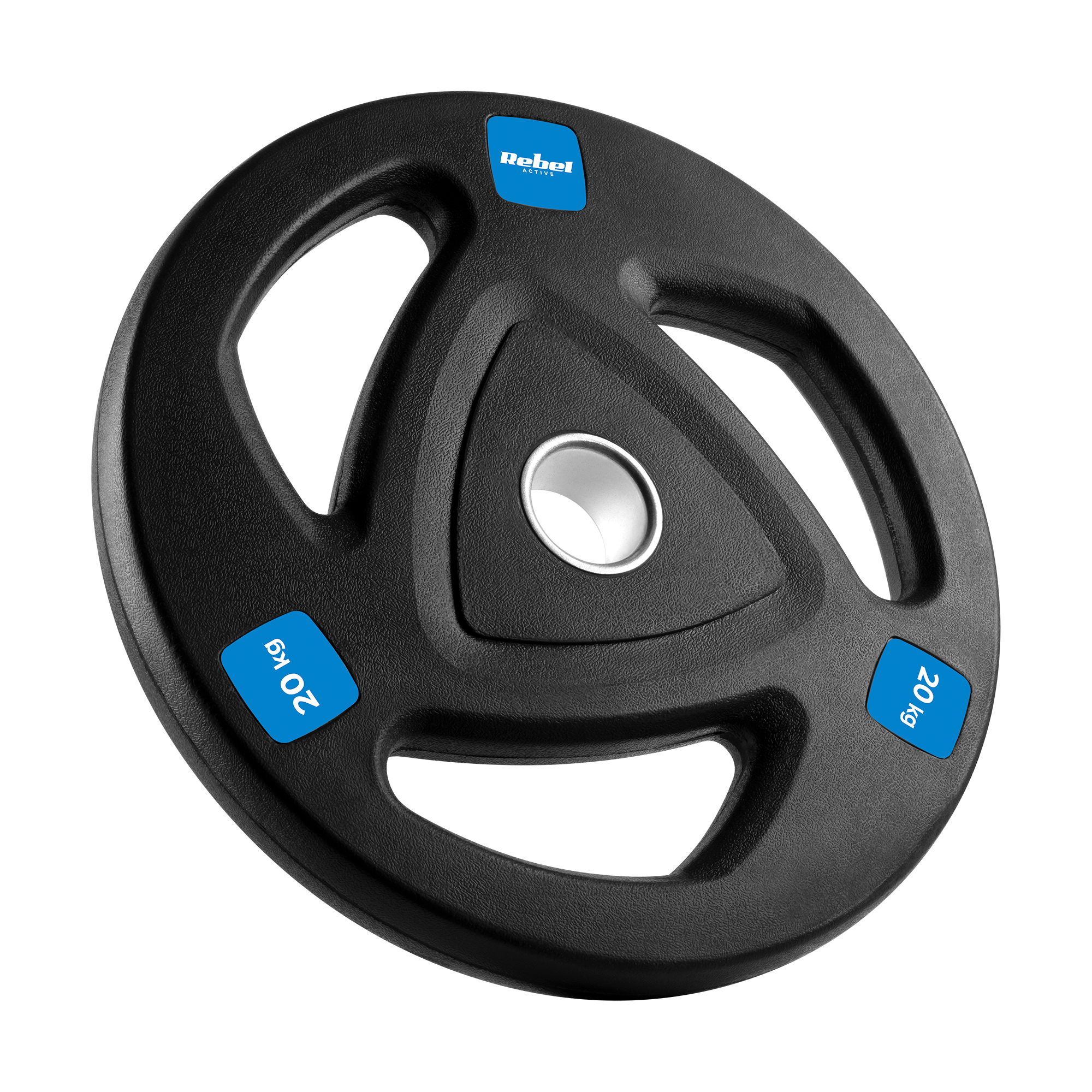 Olimpinis ketaus krūvis trinamas 20kg, skylė 51mm, REBEL ACTIVE
