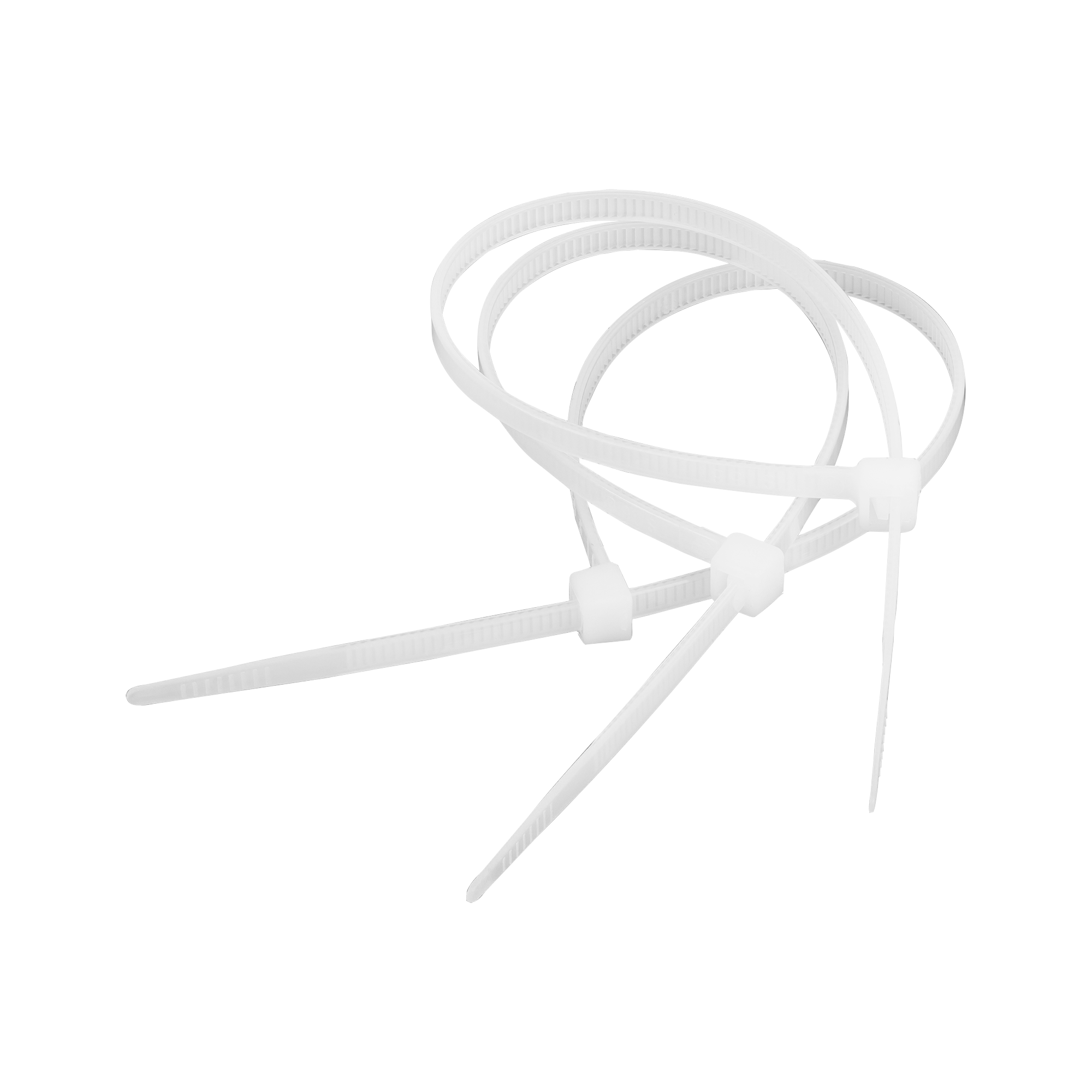 Opaska zaciskowa 4,8 mm/30 cm biała Cabletech 50szt.