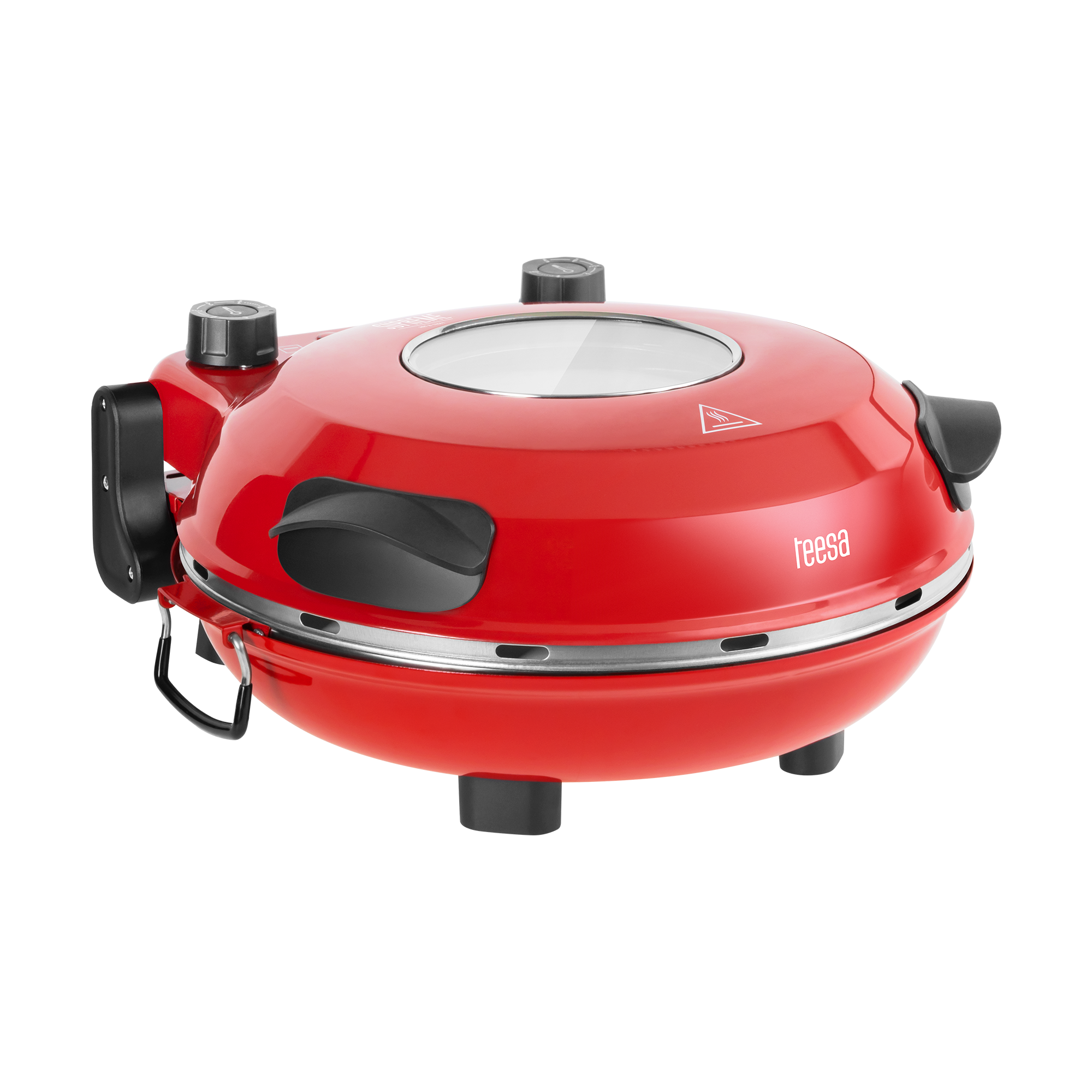 TEESA SUPREME + pec na pizzu, 1200 W, 32 cm, okienko, vyberateľný kameň, dvojité ovládanie ohrevu