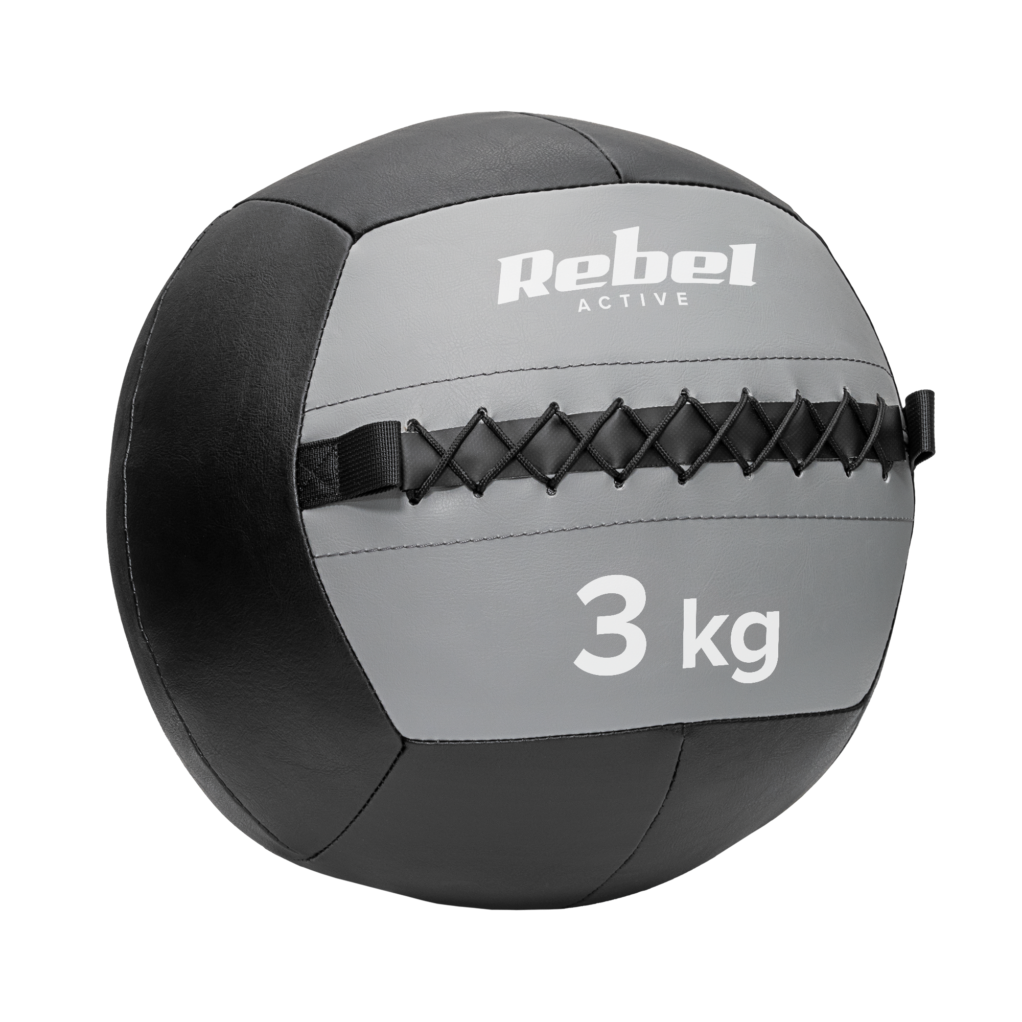 Pratybų kamuolys 3 kg REBEL ACTIVE