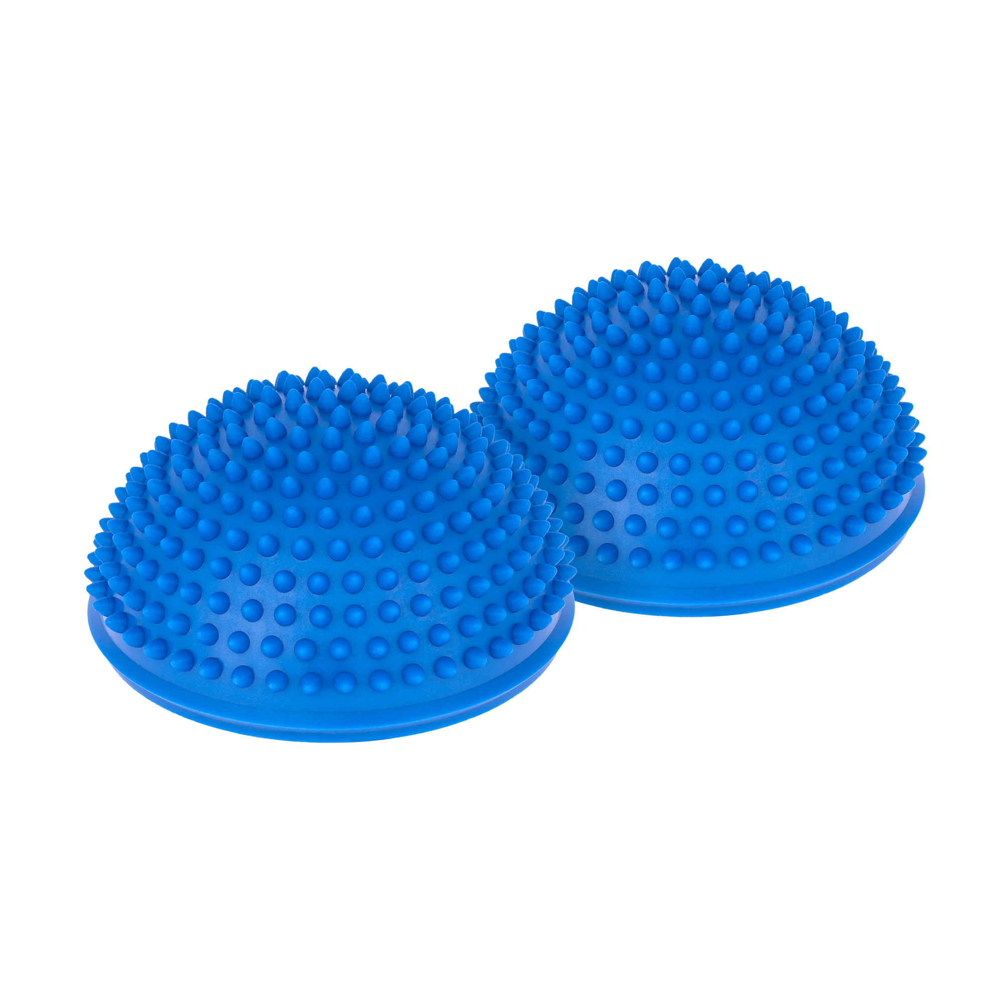 Półkule sensoryczne z wypustkami rehabilitacyjne, zestaw 2 szt, kolor niebieski, REBEL ACTIVE