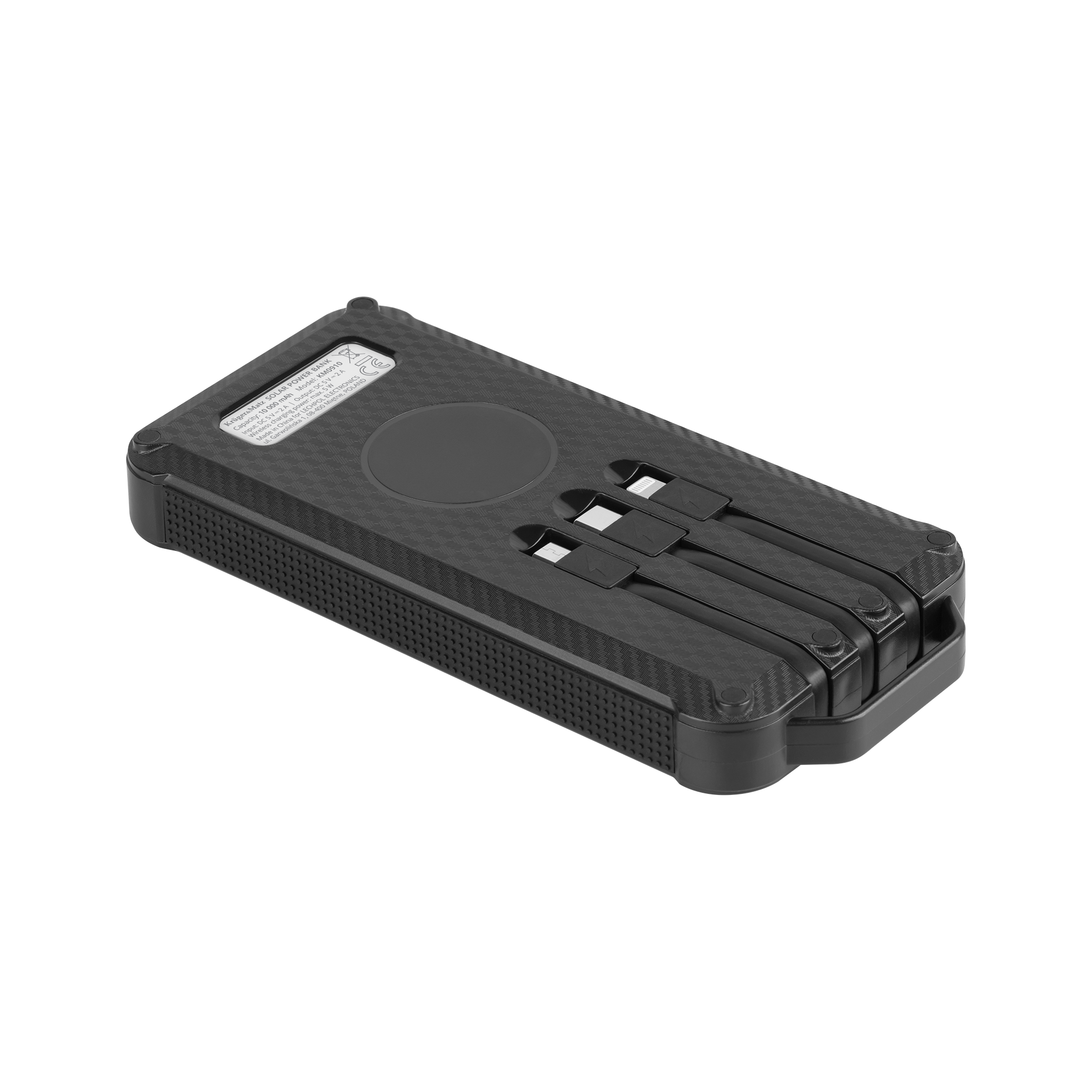 Solárna powerbanka 10 000 mAh L-KM0910 detail 3