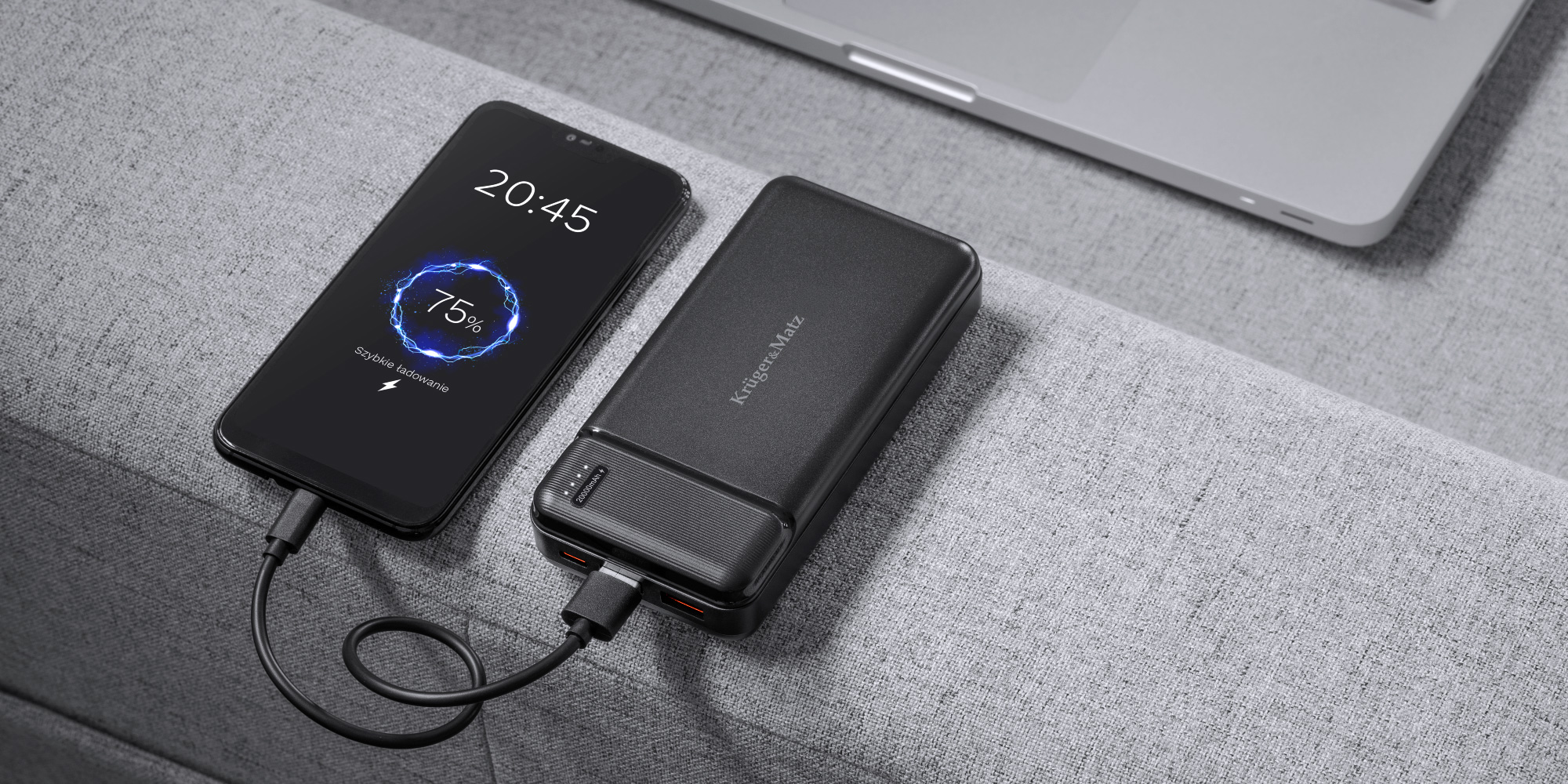 Krüger&Matz powerbanka 20000 mAh L-KM0906-1