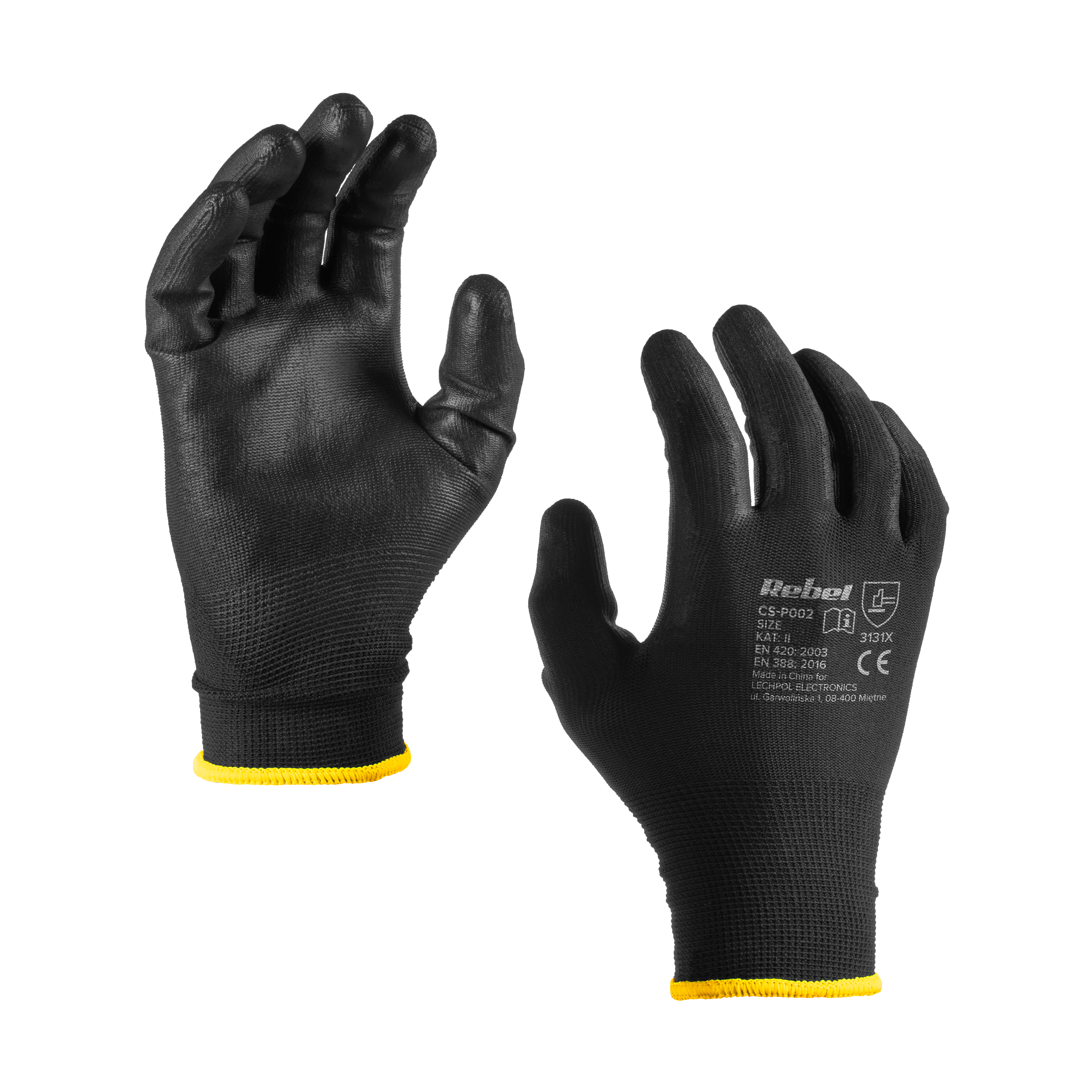 Rękawice robocze poliuretanowe CS-P002 r.8 M (12kpl.)