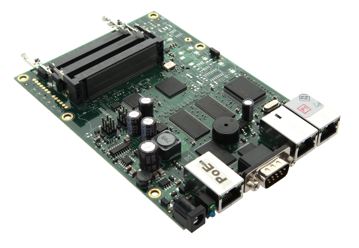 Router Board RB433/ CPU 300MHz/ 64MB RAM/ 3x LAN/ 3x mPCI/ Router OS L4