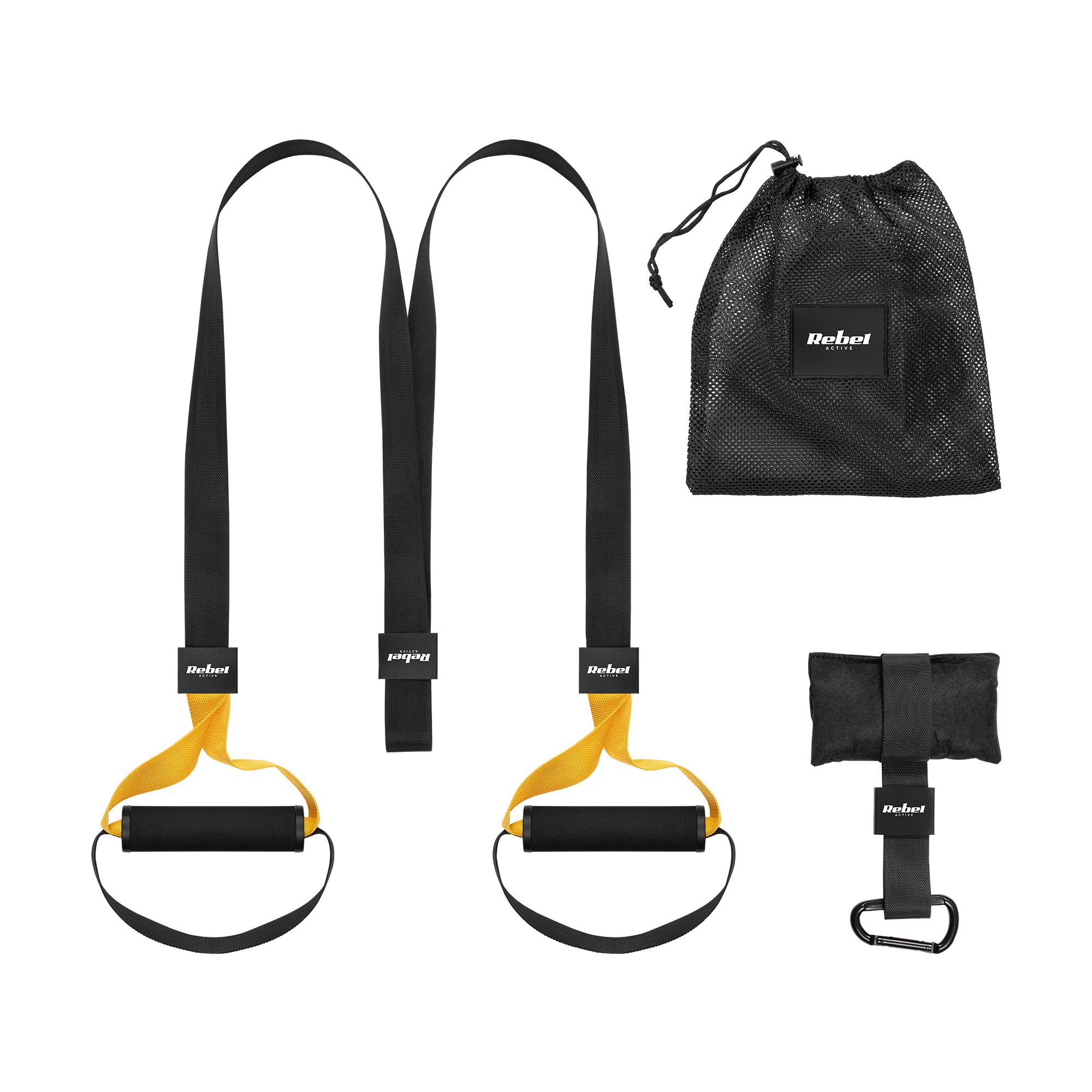 Treniruočių juostos TRX P3-1, treniruočių juostos, REBEL ACTIVE