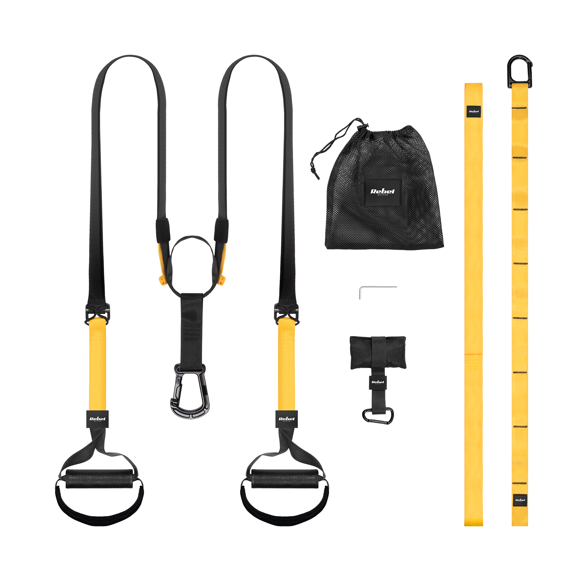 Treniruočių juostos TRX P3-3, treniruočių juostos, REBEL ACTIVE