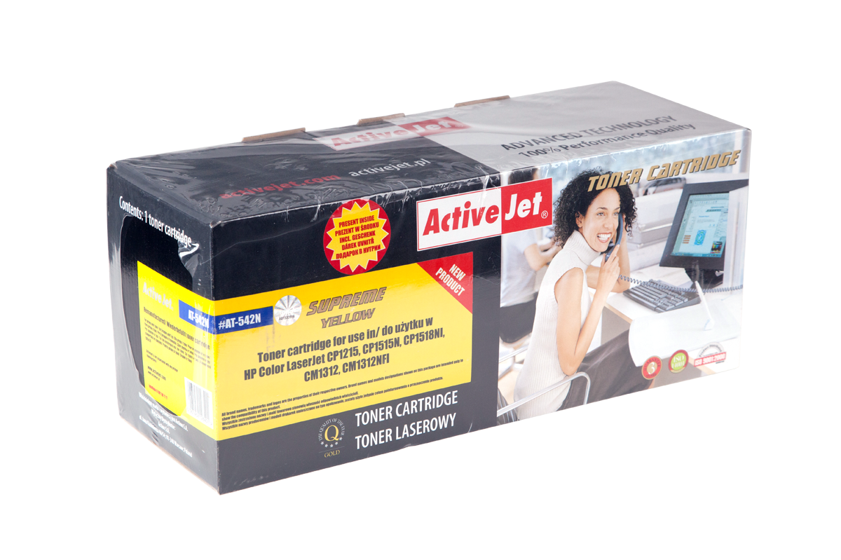 TONER ActiveJet do drukarki laserowej HP (125A CB542A) żółty