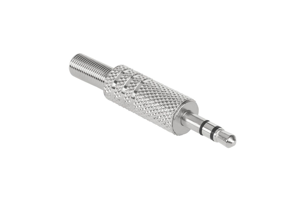 Wtyk Jack 3.5 stereo metalowy Cabletech