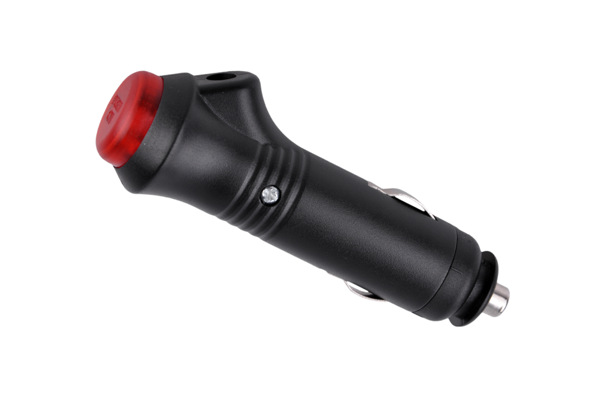 Wtyk zapalniczki sam. z włącznikiem on-off