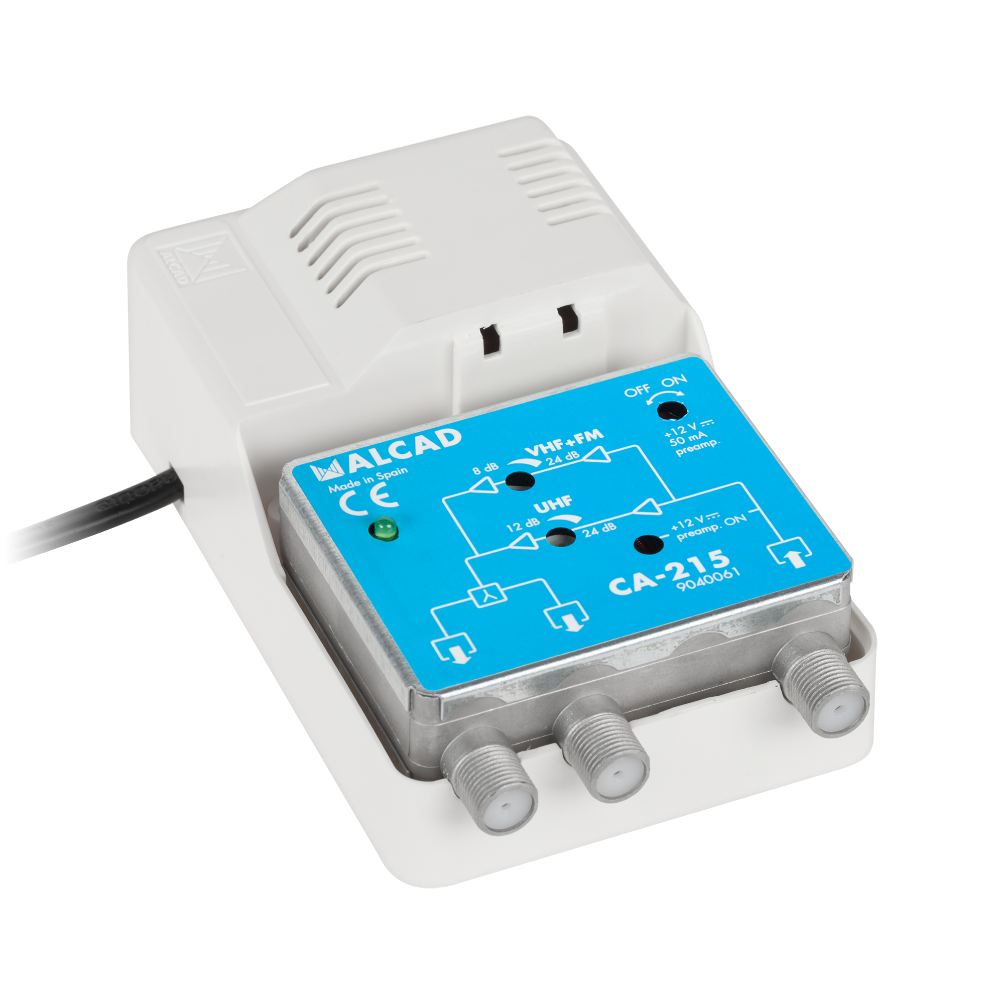 Wzmacniacz antenowy szerokopasmowy 12V CA-215 ALCAD