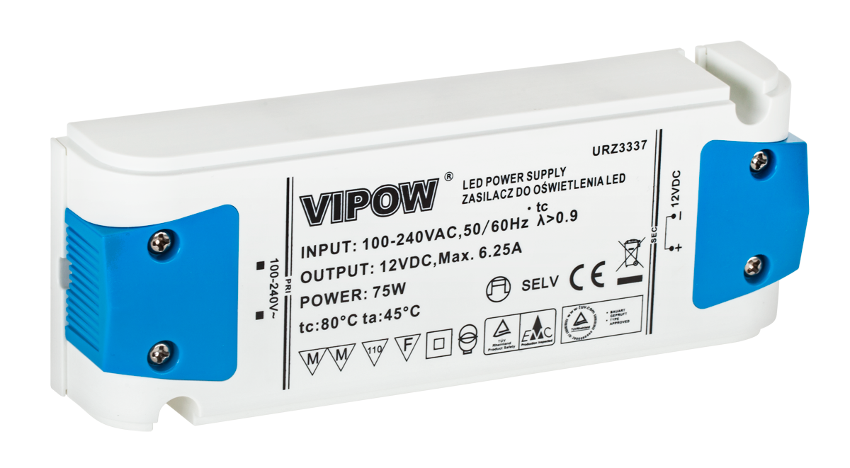Zasilacz 75W do oświetlenia LED