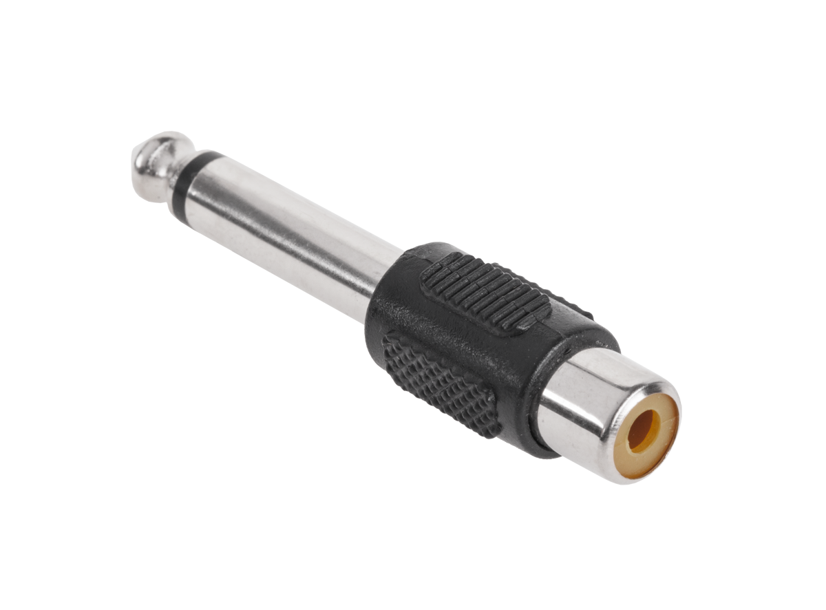 Jack 6.3 MONO-GN.RCA konektor