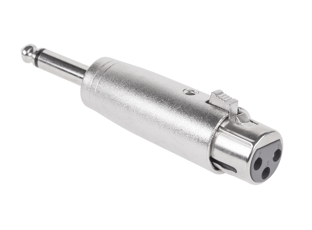 Złącze wt.JACK 6.3-wt.mikr.-żeński canon