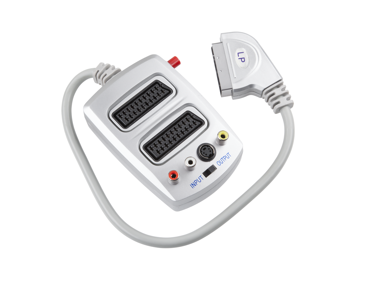 Złącze WTYK EURO-2GN+SVHS+3RCA+przł