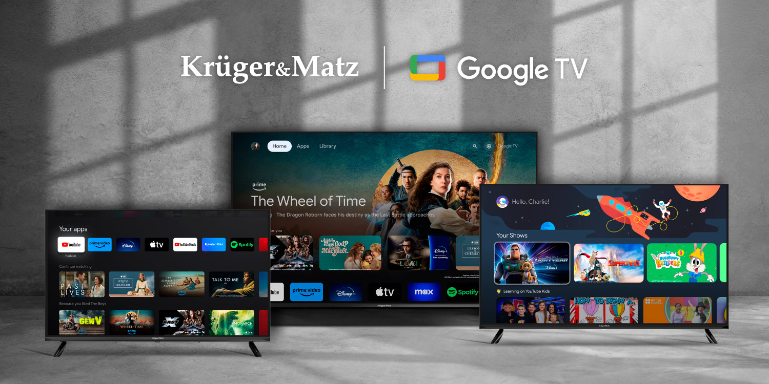 Seria telewizorów Kruger&Matz z Google TV Telewizory Kruger&Matz z systemem Android