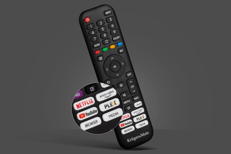 Wygodna i szybka obsługa Telewzior Smart TV